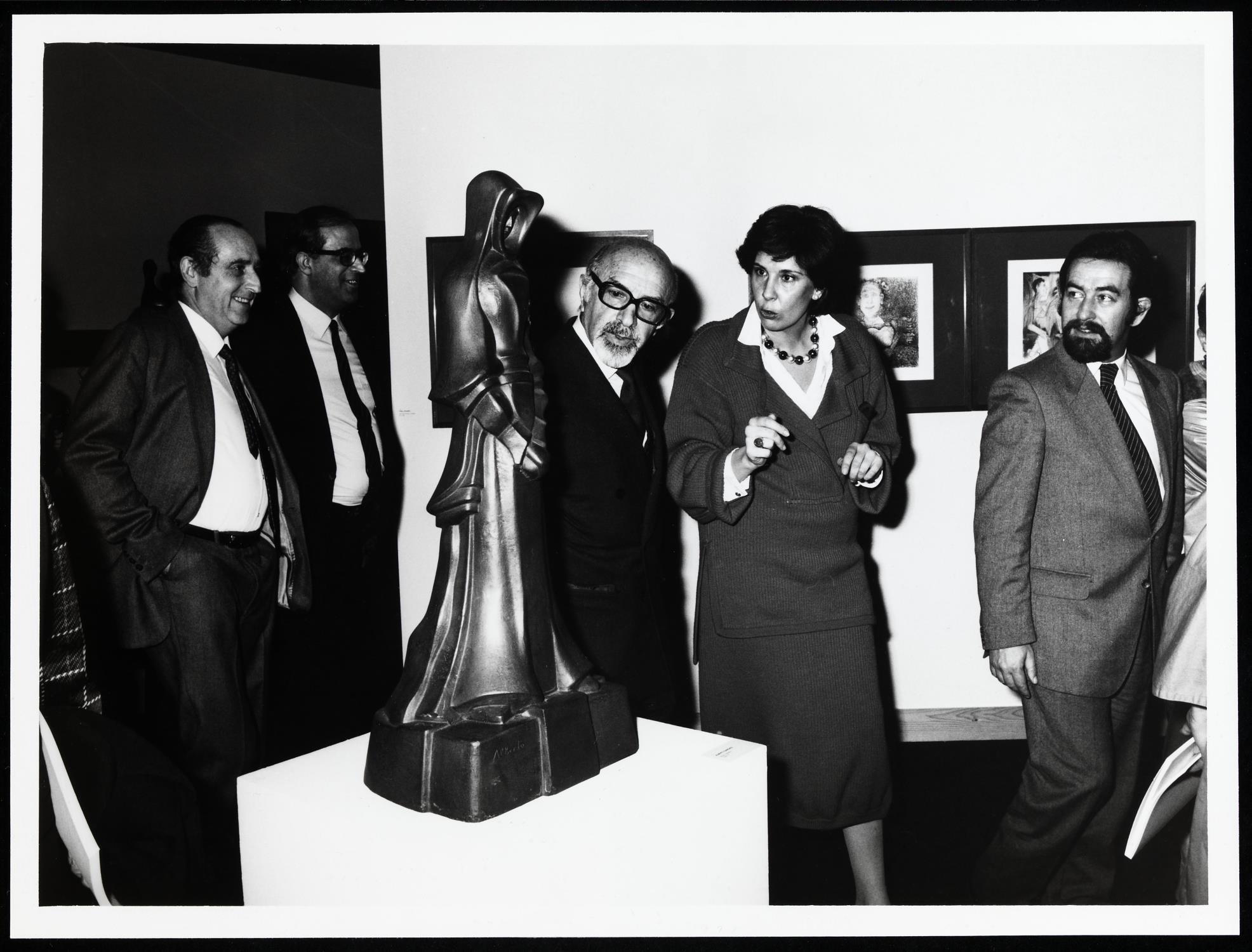 Roberto Gulbenkian (ao centro) e João de Deus Pinheiro