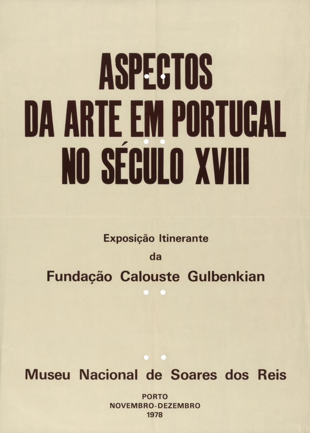 Aspectos da Arte em Portugal no Século XVIII