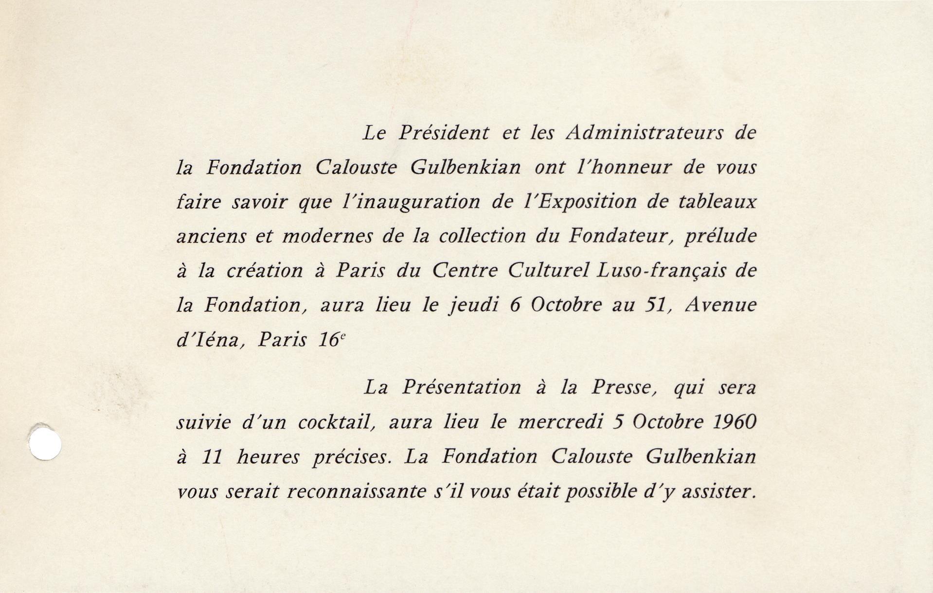 Tableaux de la Collection Calouste Gulbenkian