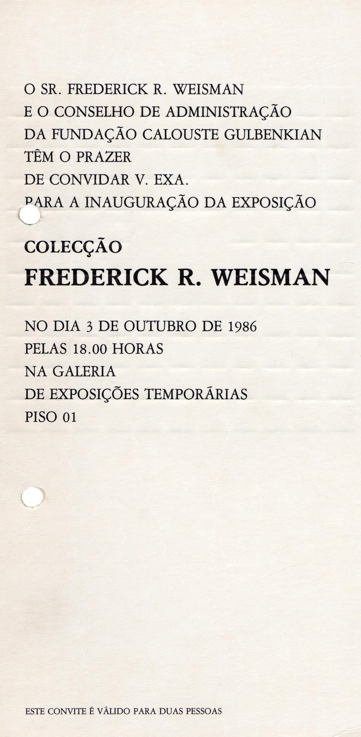 Colecção Frederick R. Weisman