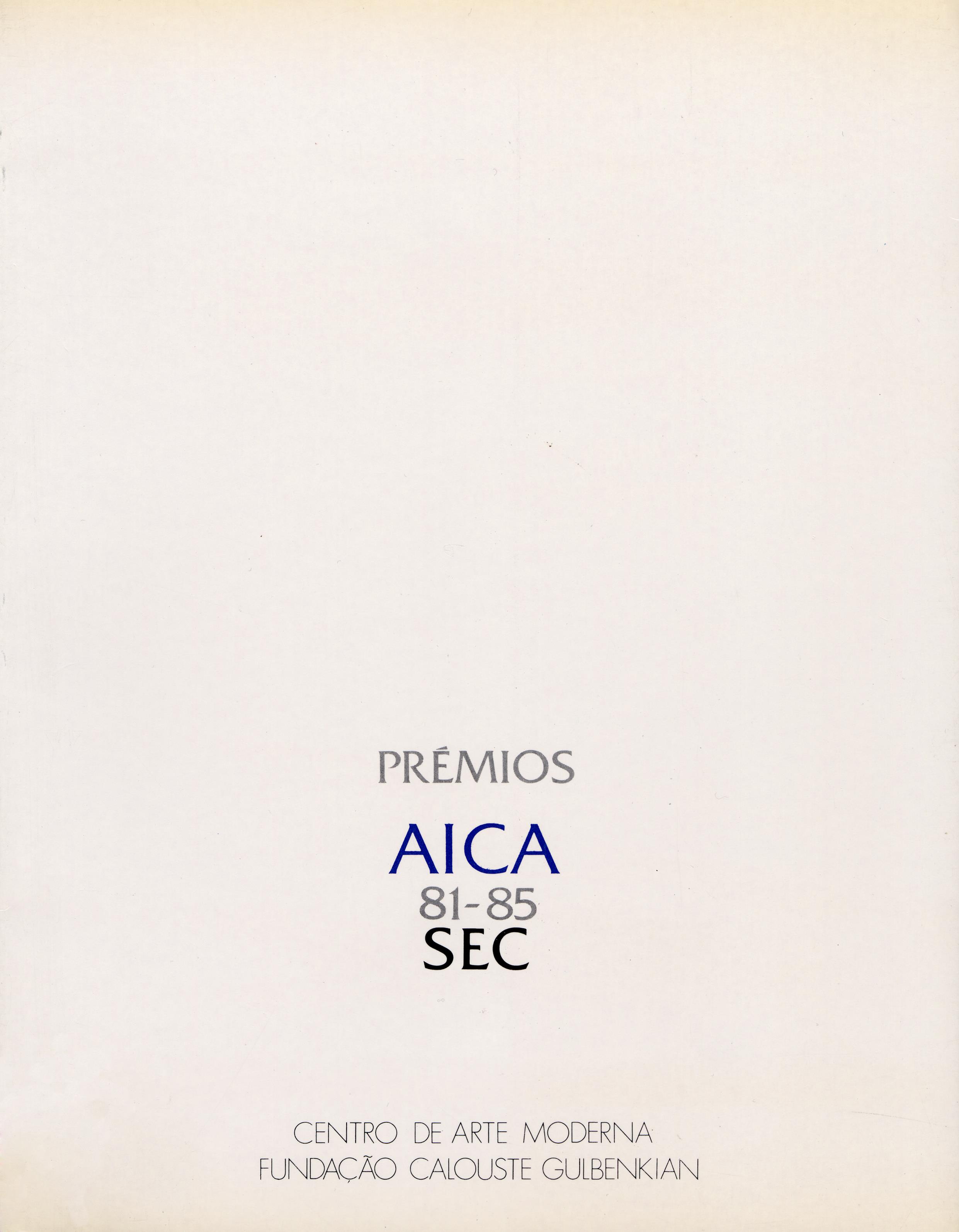 Prémios AICA. SEC 81 – 85