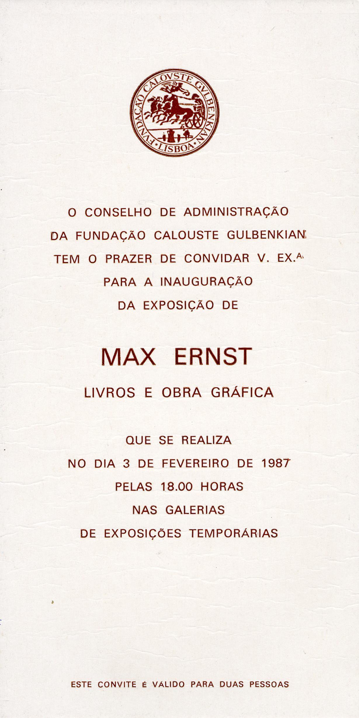 Max Ernst. Livros e Obra Gráfica