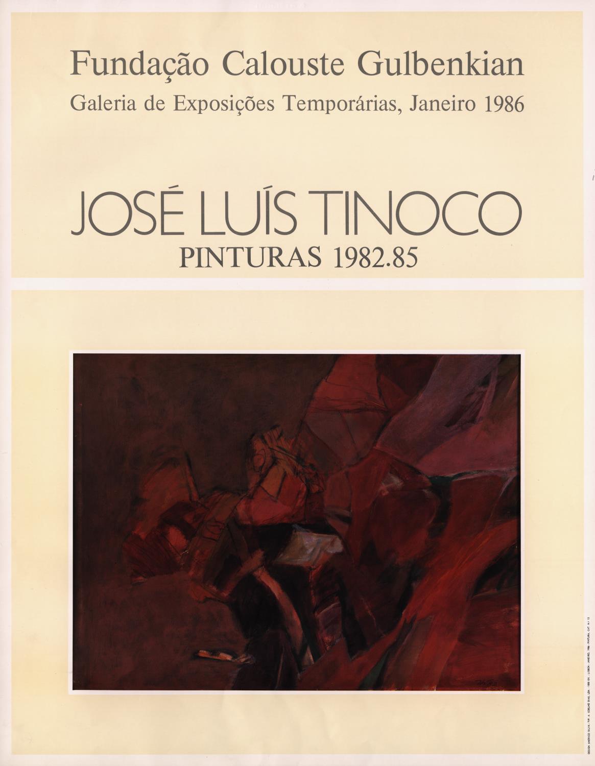José Luís Tinoco. Pinturas, 1982 – 85