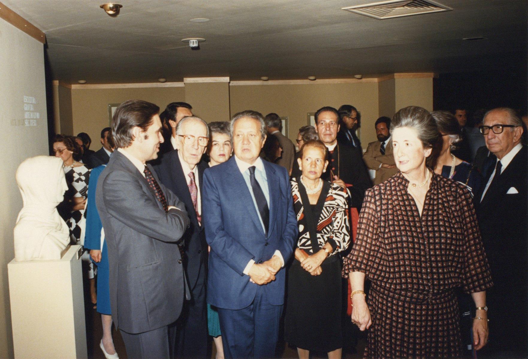 José Blanco, José de Azeredo Perdigão, Mário Soares, Maria Barroso e Maria Teresa Gomes Ferreira (da esq. para a dir.)