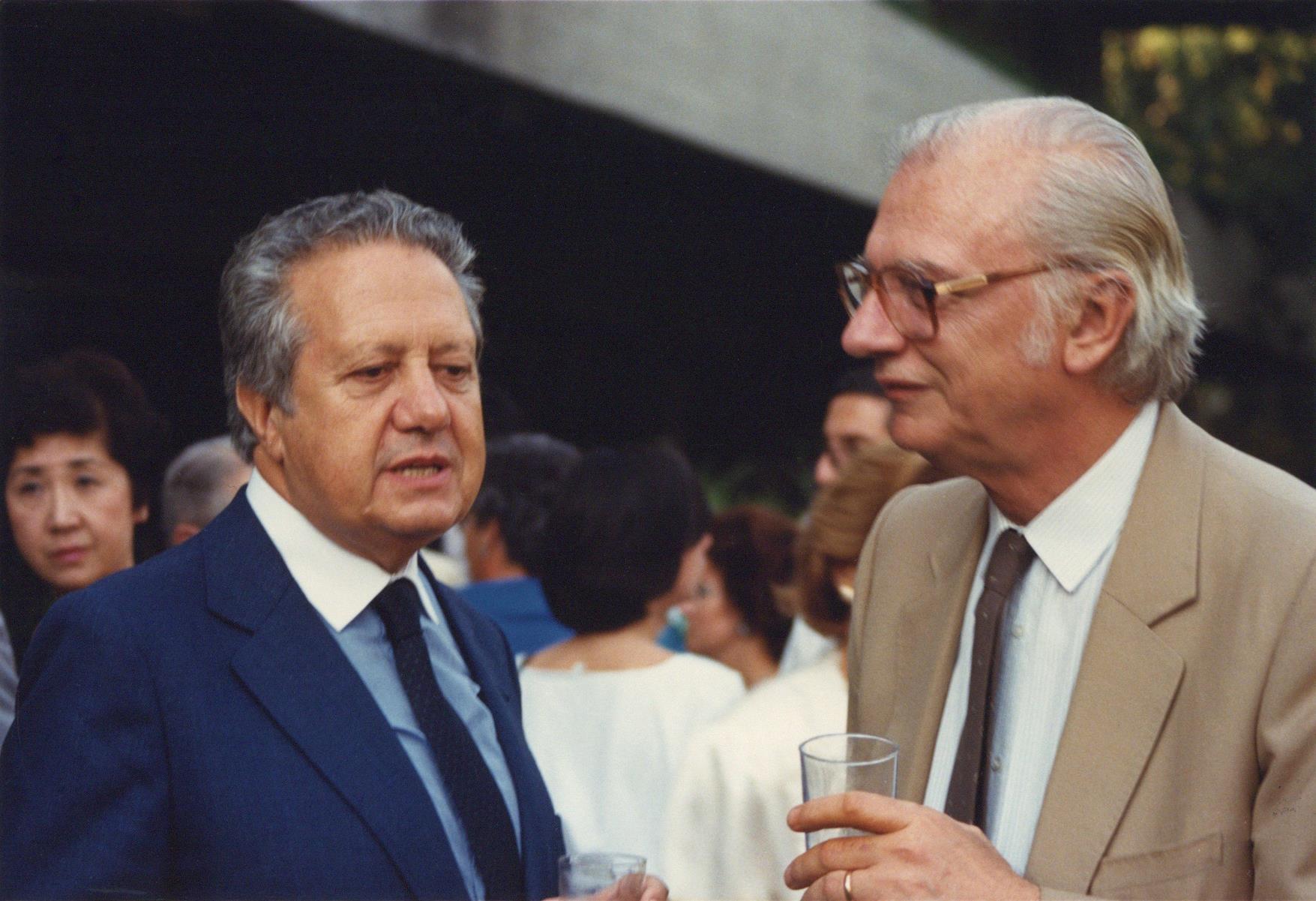 Mário Soares e José Sommer Ribeiro