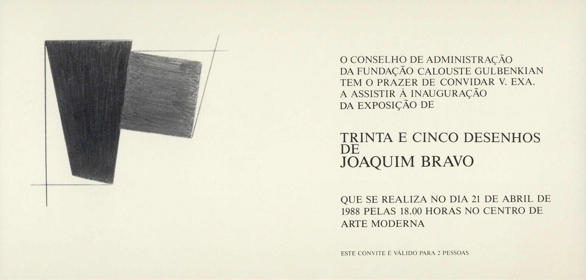 Trinta e Cinco Desenhos de Joaquim Bravo