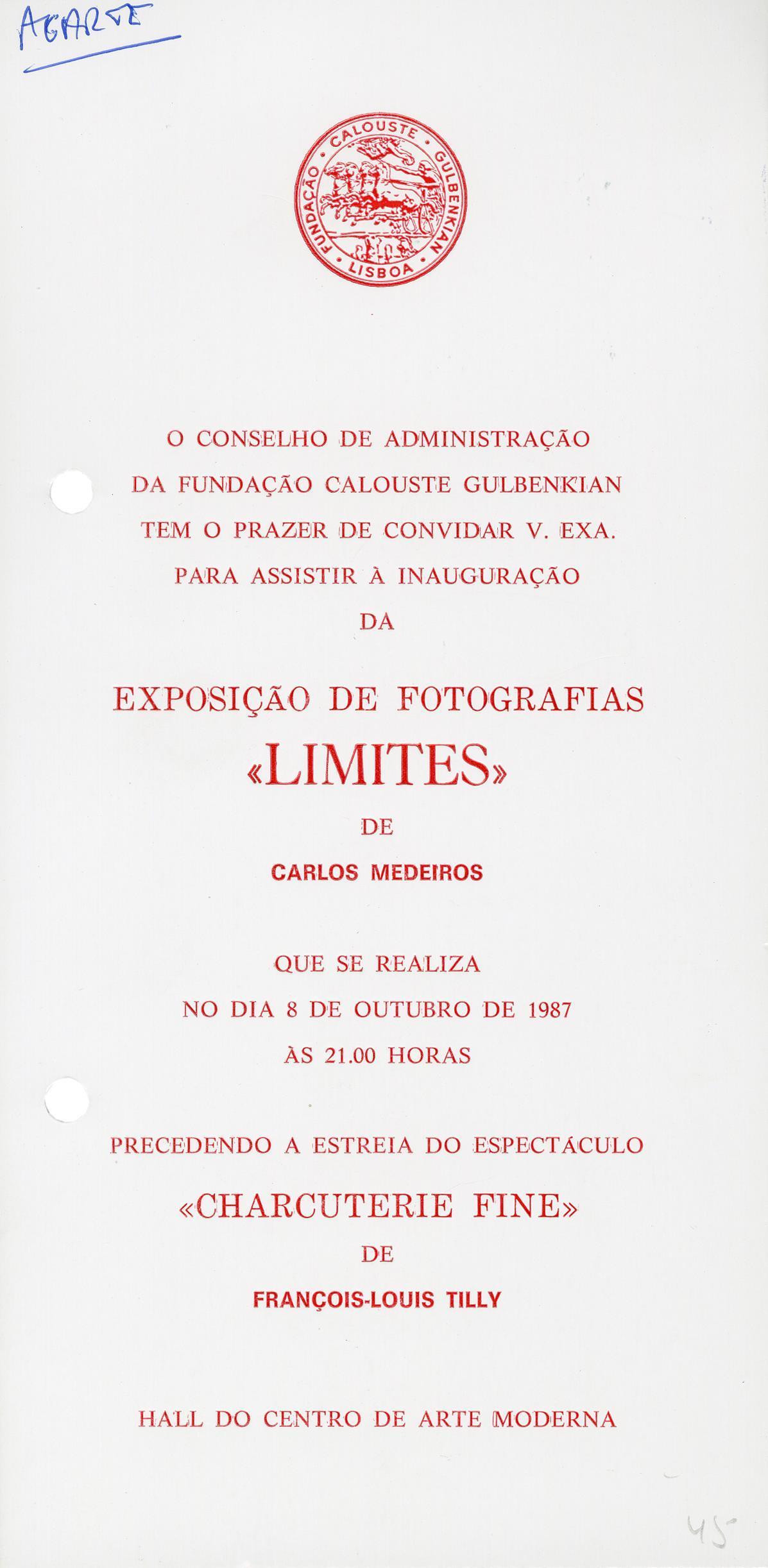 Carlos Medeiros. Limites