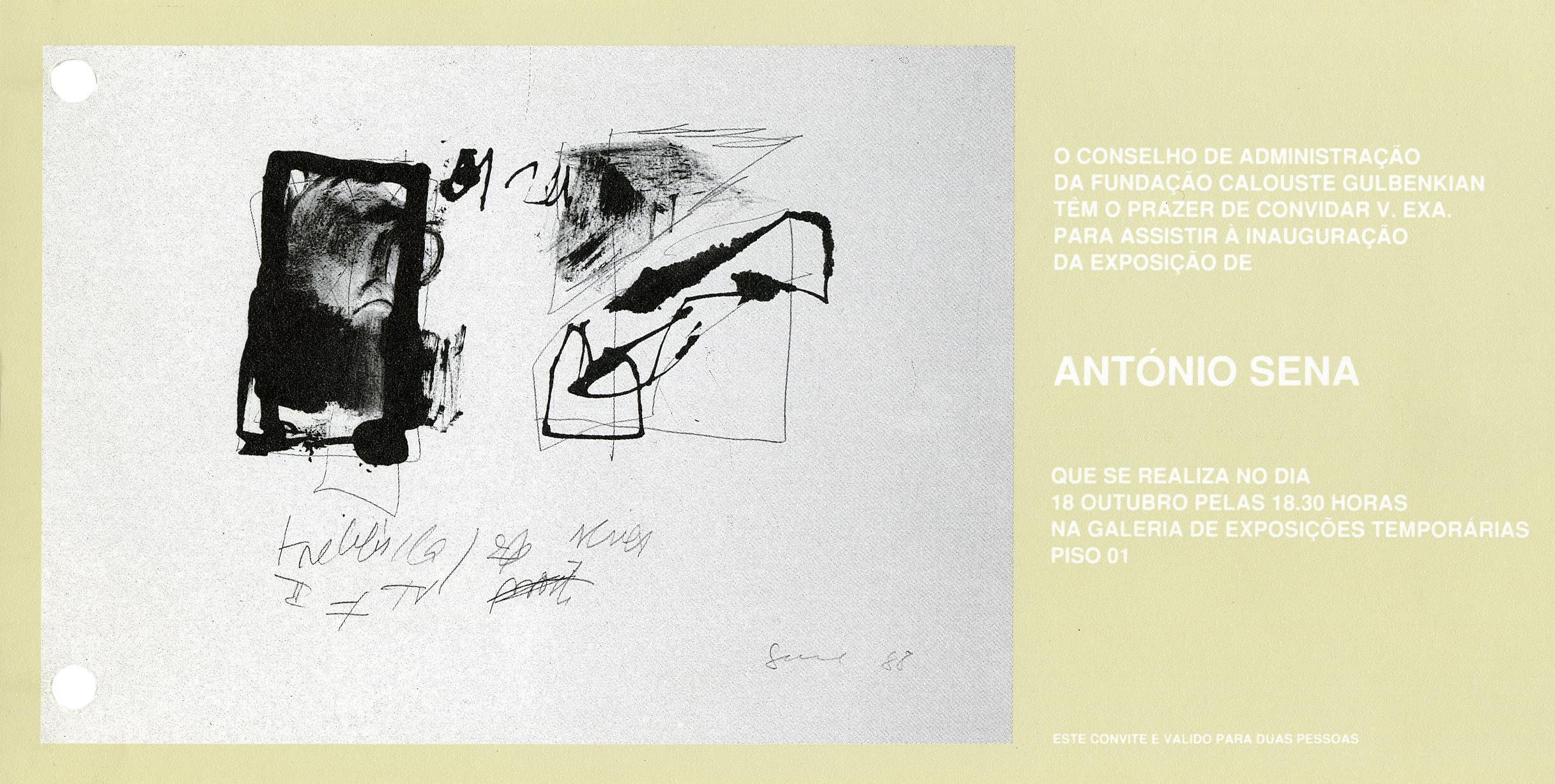 António Sena. Obras sobre Papel