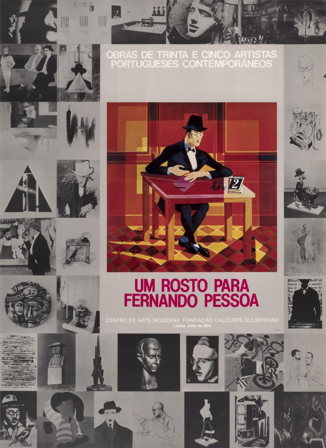 Um Rosto para Fernando Pessoa. Obras de 35 artistas Portugueses