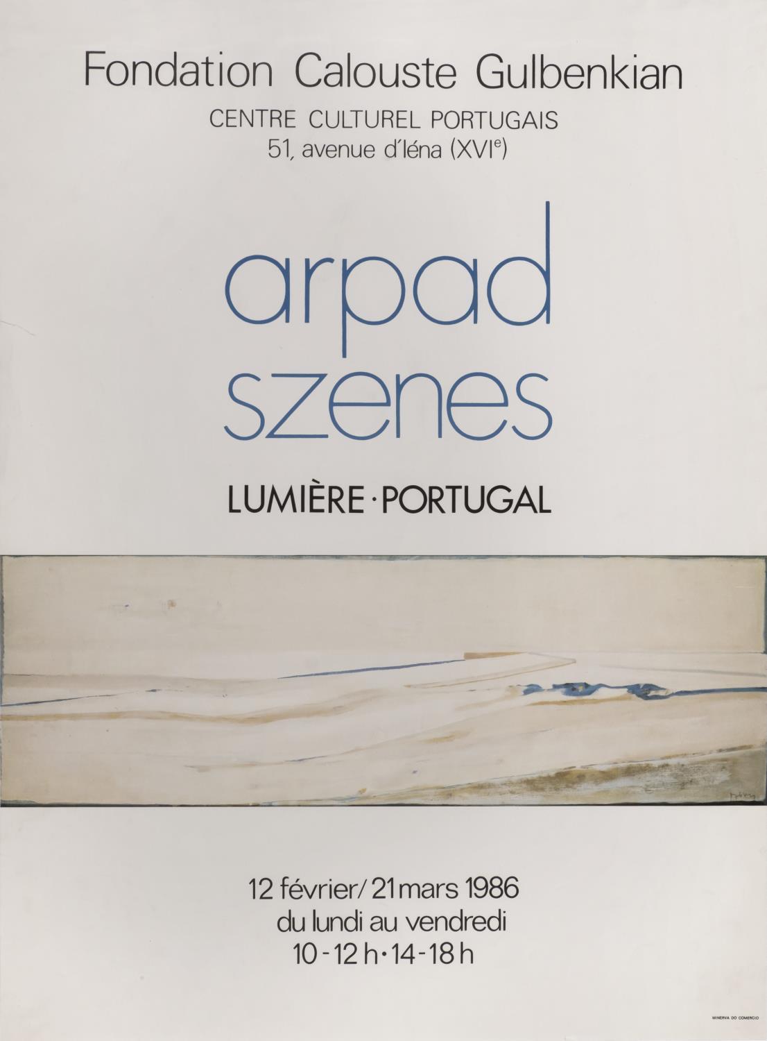 Arpad Szenes. Lumière. Portugal