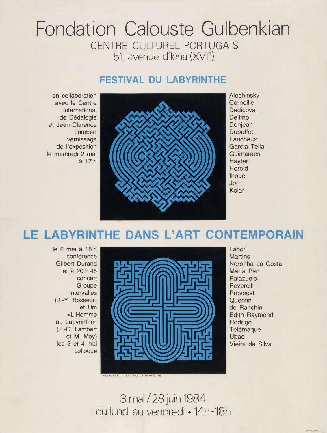 Festival do Labirinto. Exposição