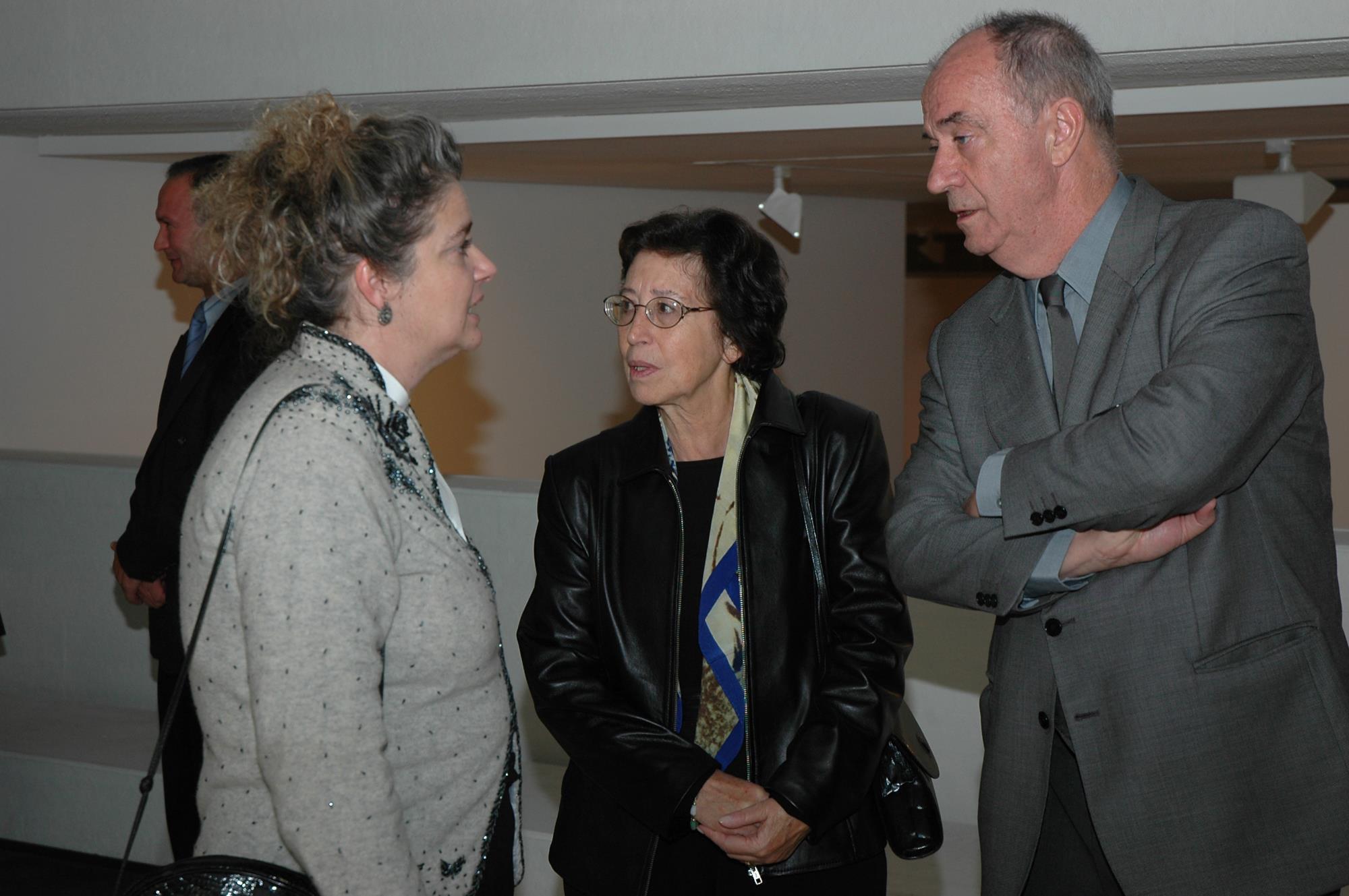 Cristina Fonseca (à esq.), Lucília Alvoeiro (ao centro) e Manuel Costa Cabral (à dir.)
