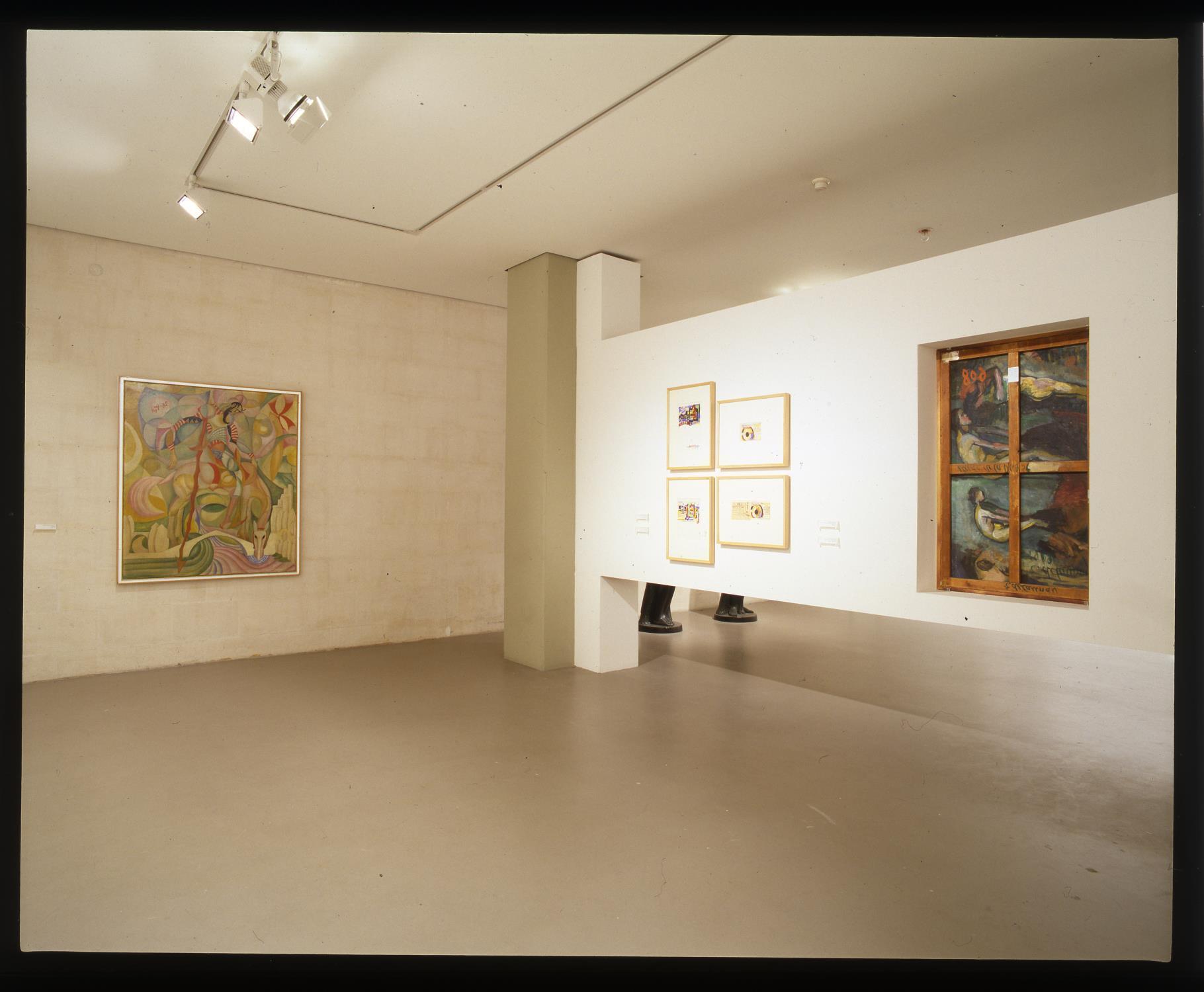 Obras de Amadeo de Souza-Cardoso e Robert Delaunay (verso de uma tela)