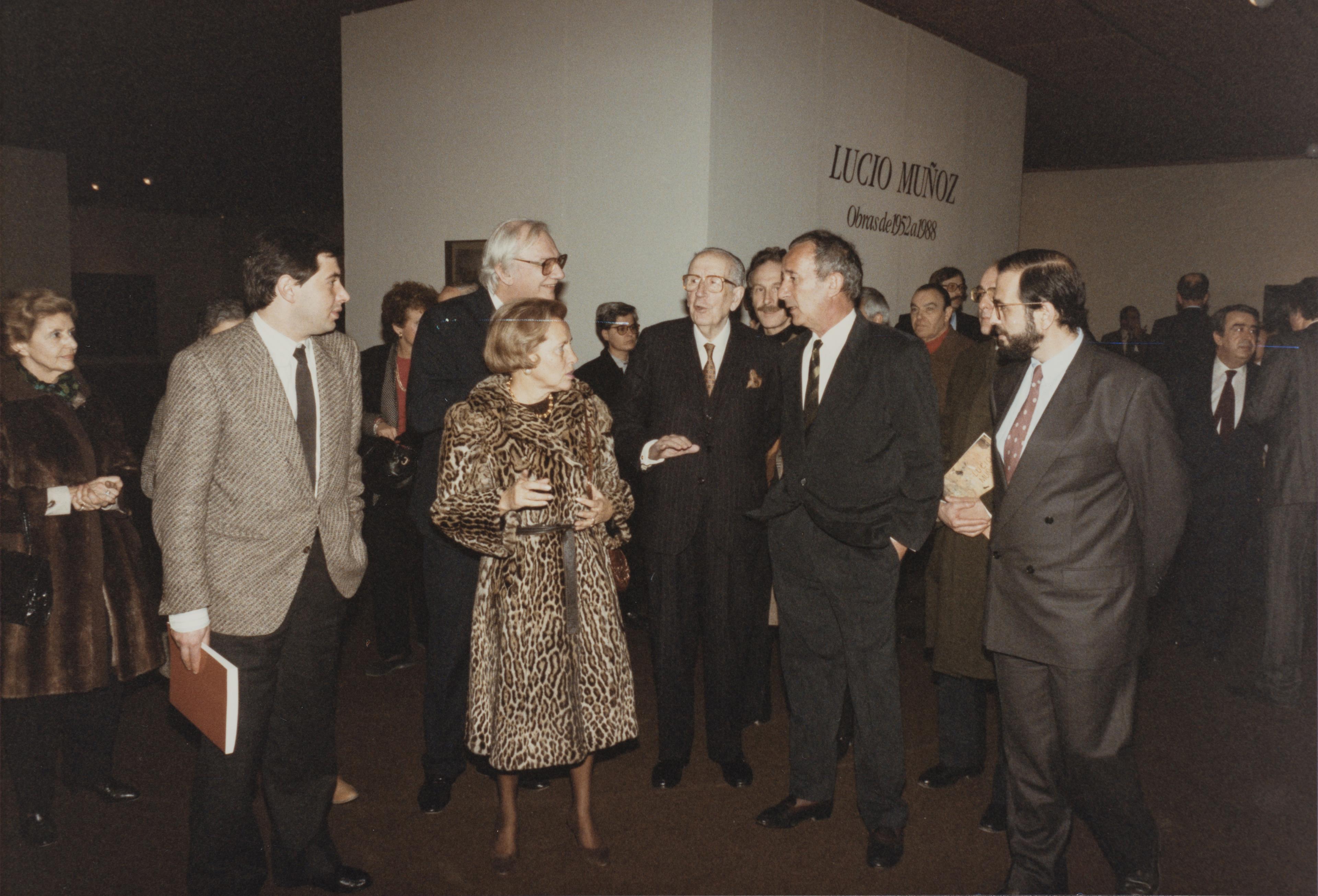 José Sommer Ribeiro, Maria Barroso, José de Azeredo Perdigão e Lucio Muñoz