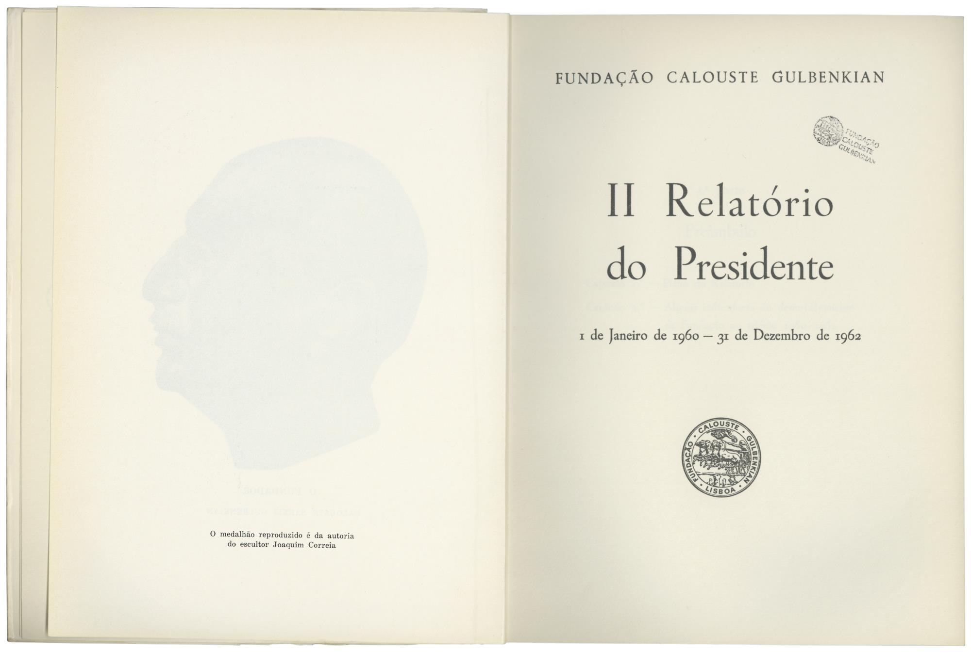 1964_II_Relatorio_do_Presidente_monografia_folha_rosto_PCCS21