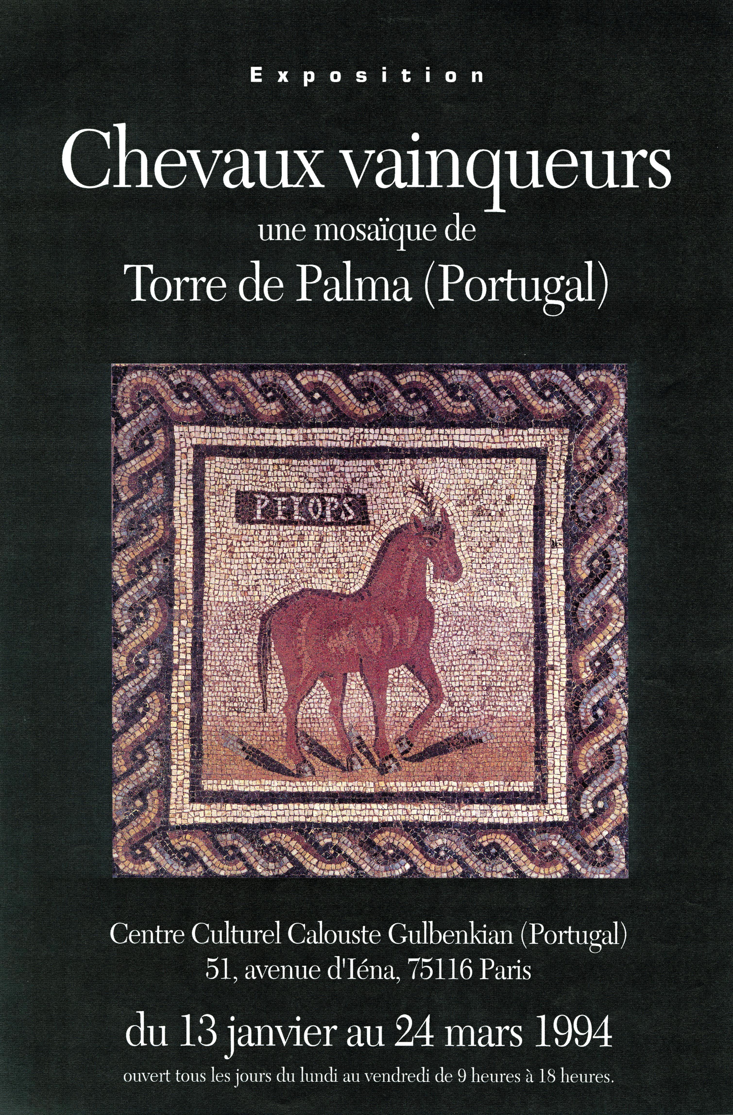 Chevaux Vainqueurs. Une Mosaïque Romaine de Torre de Palma (Portugal)