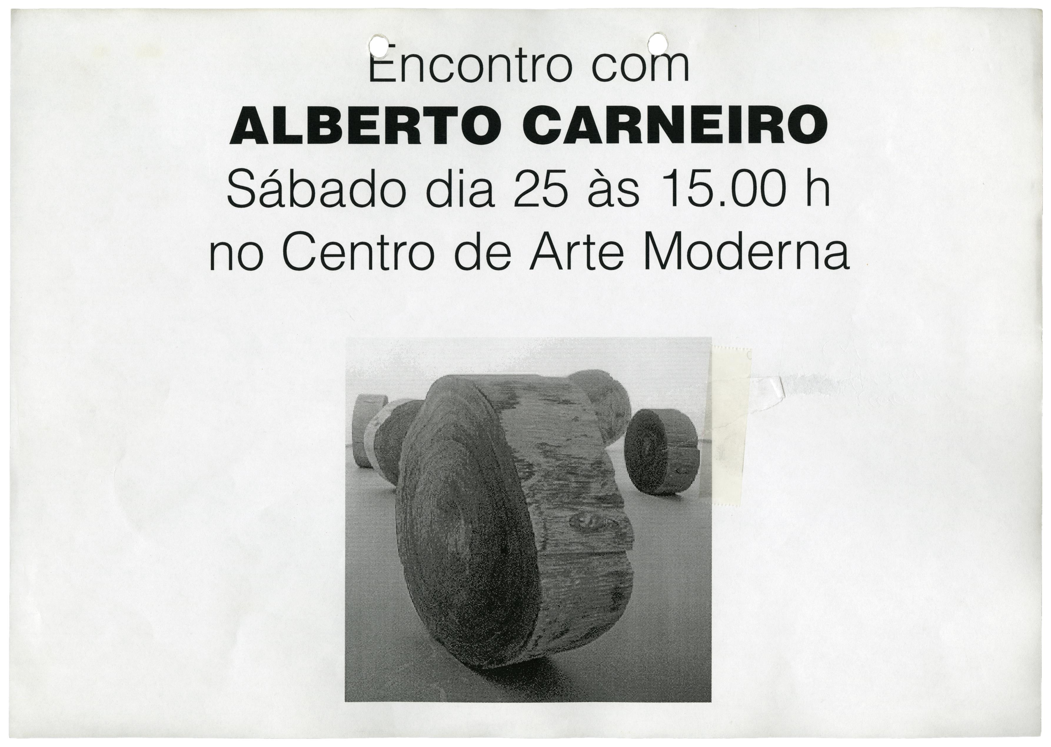 Encontro com Alberto Carneiro. Encontro