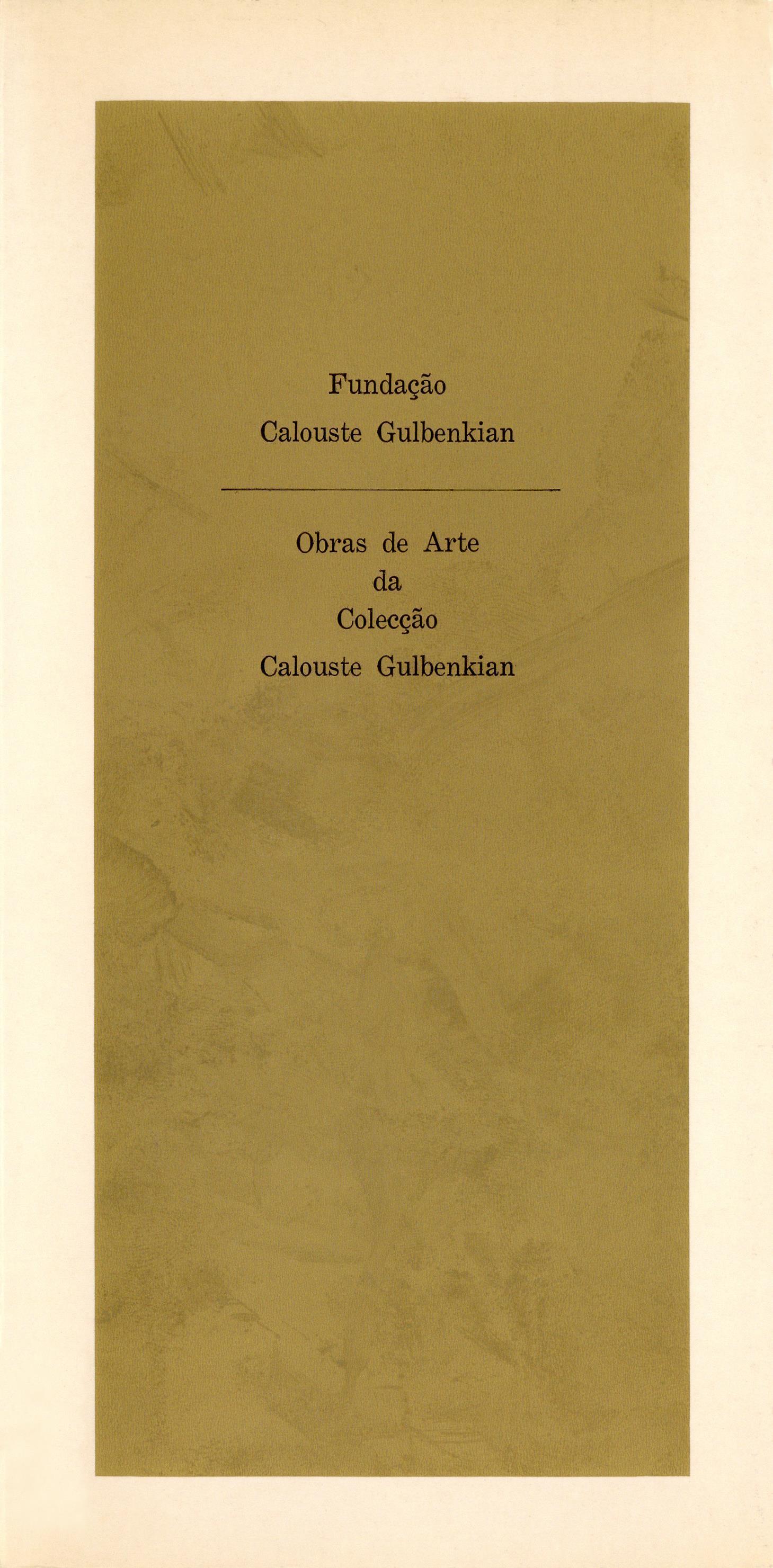 1965_Obras_arte_Col_Calouste_Gulbenkian_Roteiro_capa_CL356