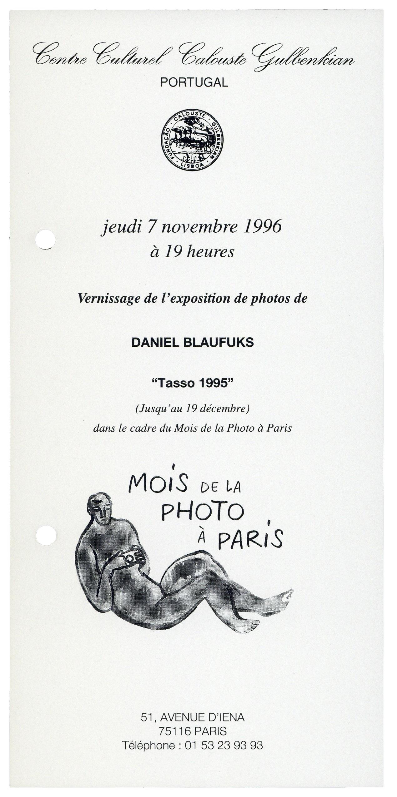 Daniel Blaufuks. Tasso 1995