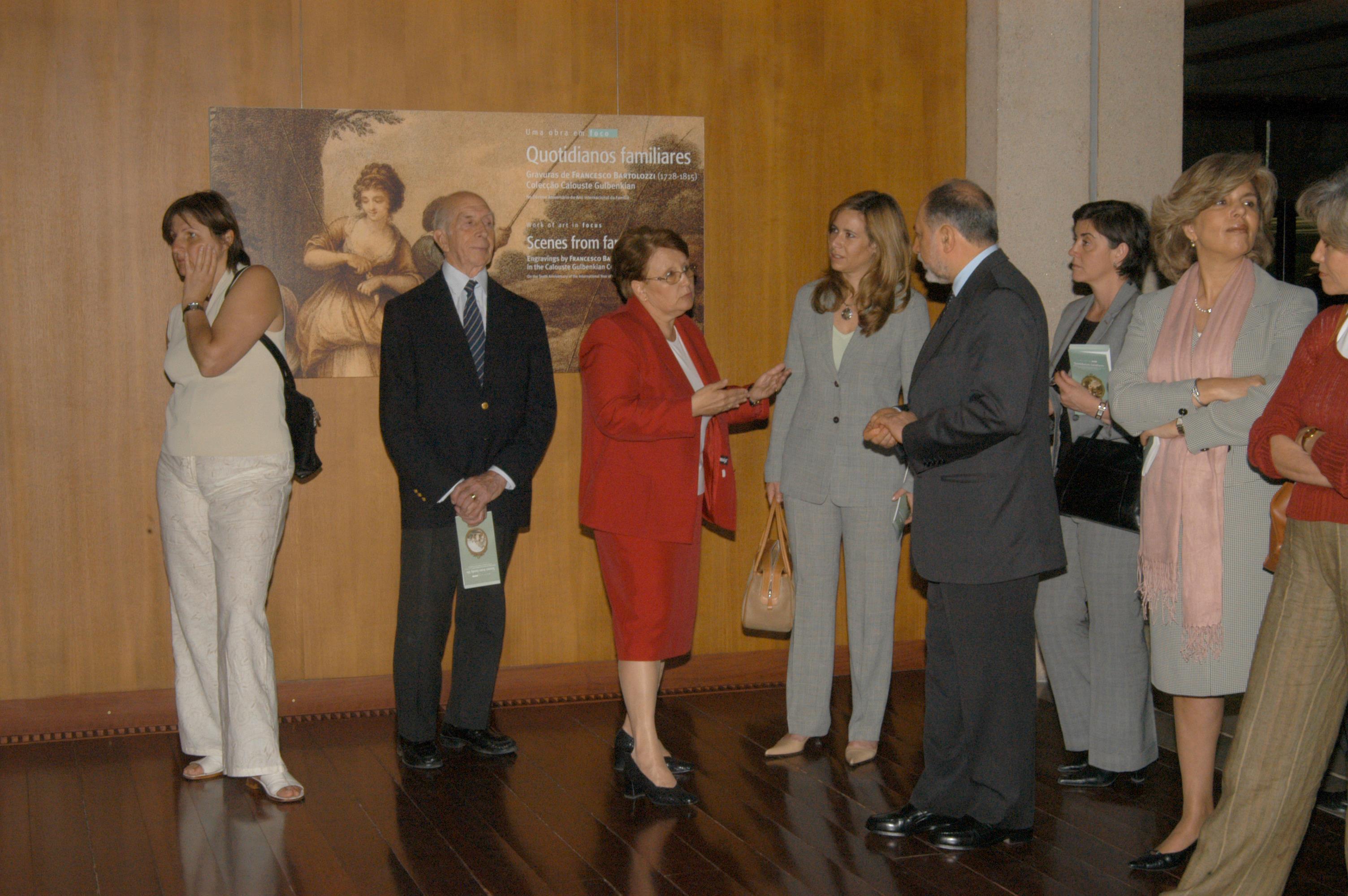 Emílio Rui Vilar e Isabel Mota (à dir.)