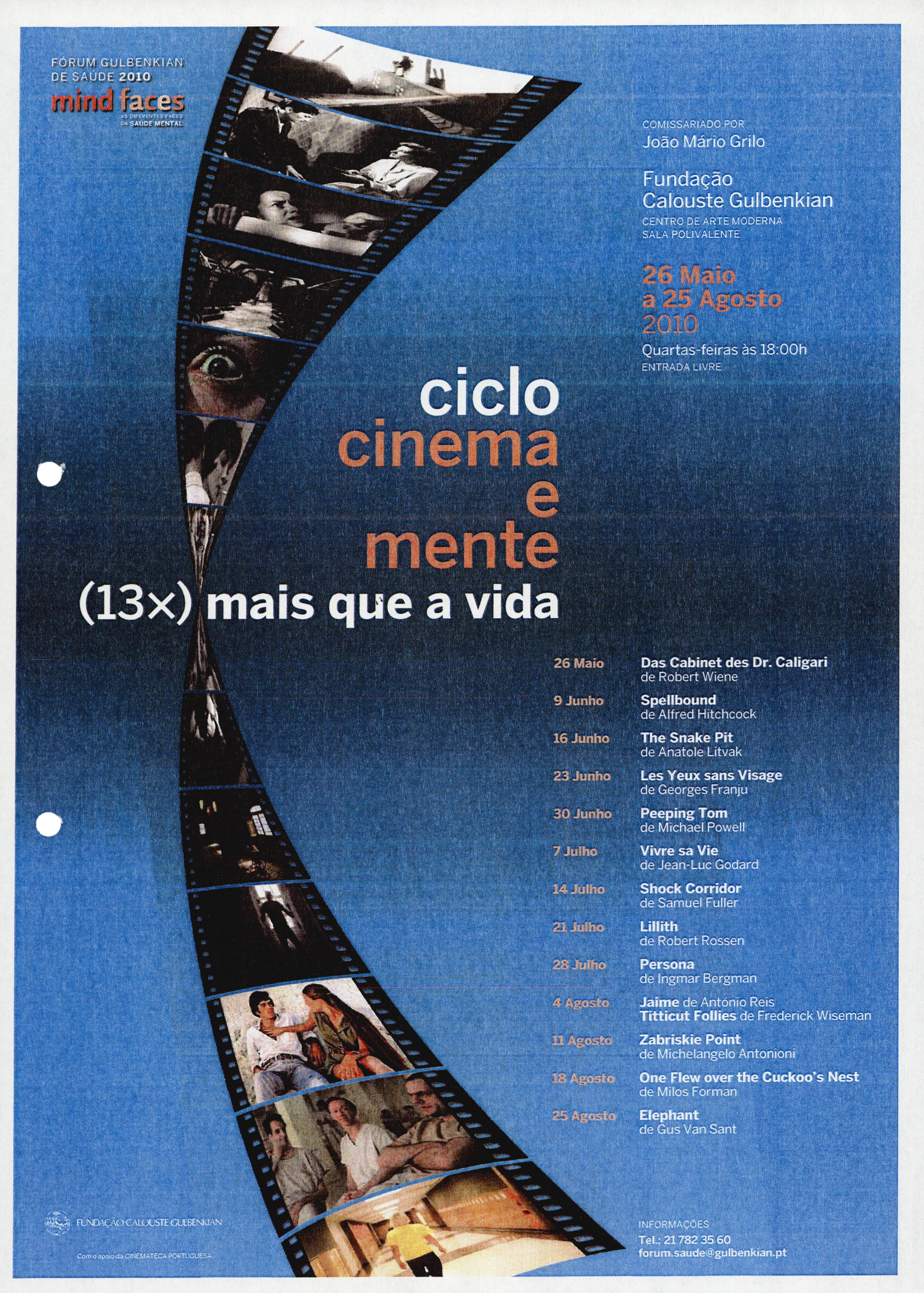Ciclo Cinema e Mente. (13x) Mais que a Vida