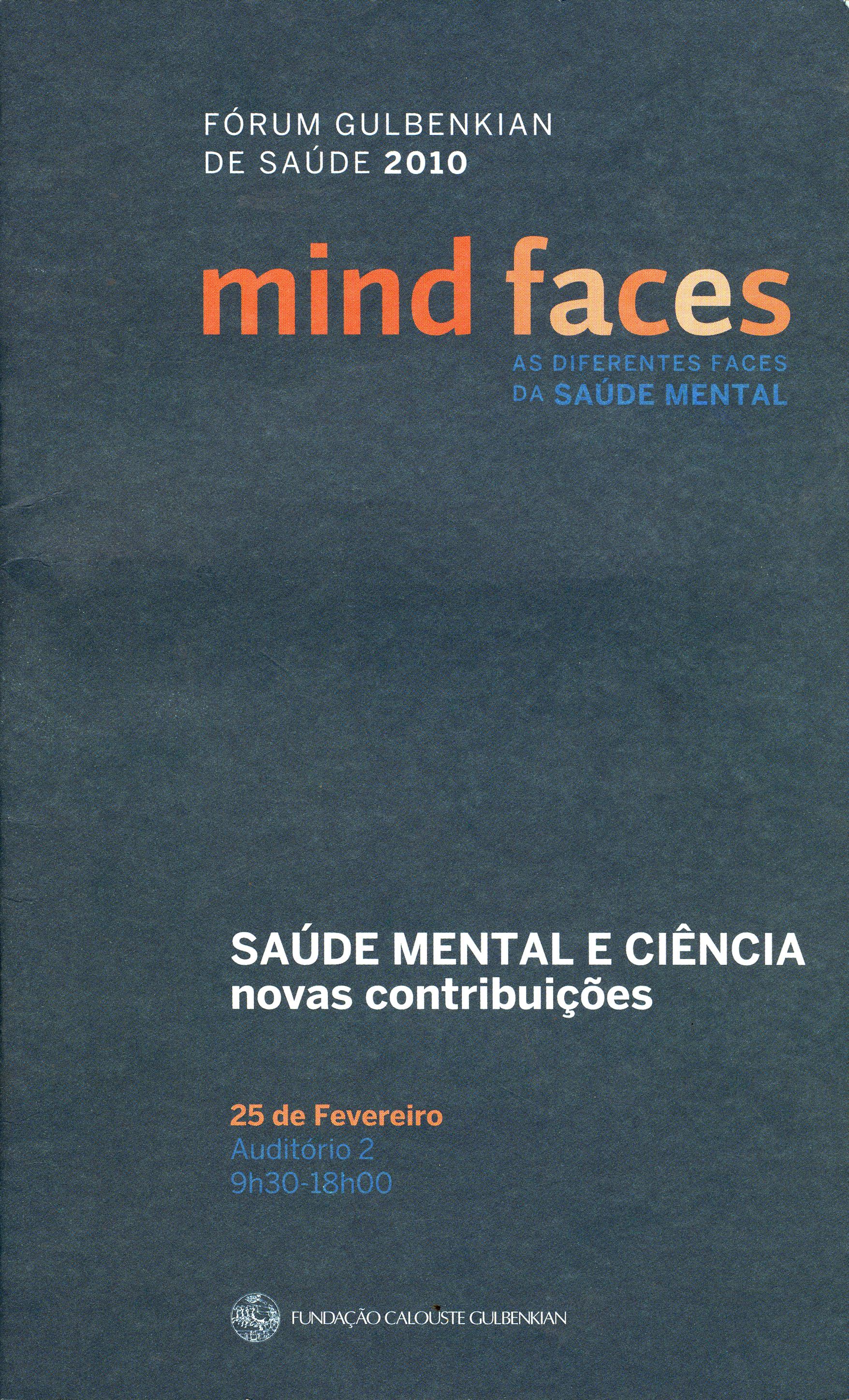 Mind Faces. As Diferentes Faces da Saúde Mental