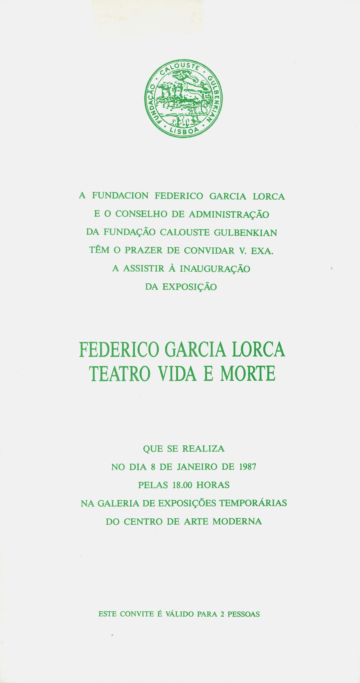 Federico García Lorca. Teatro, Vida e Morte