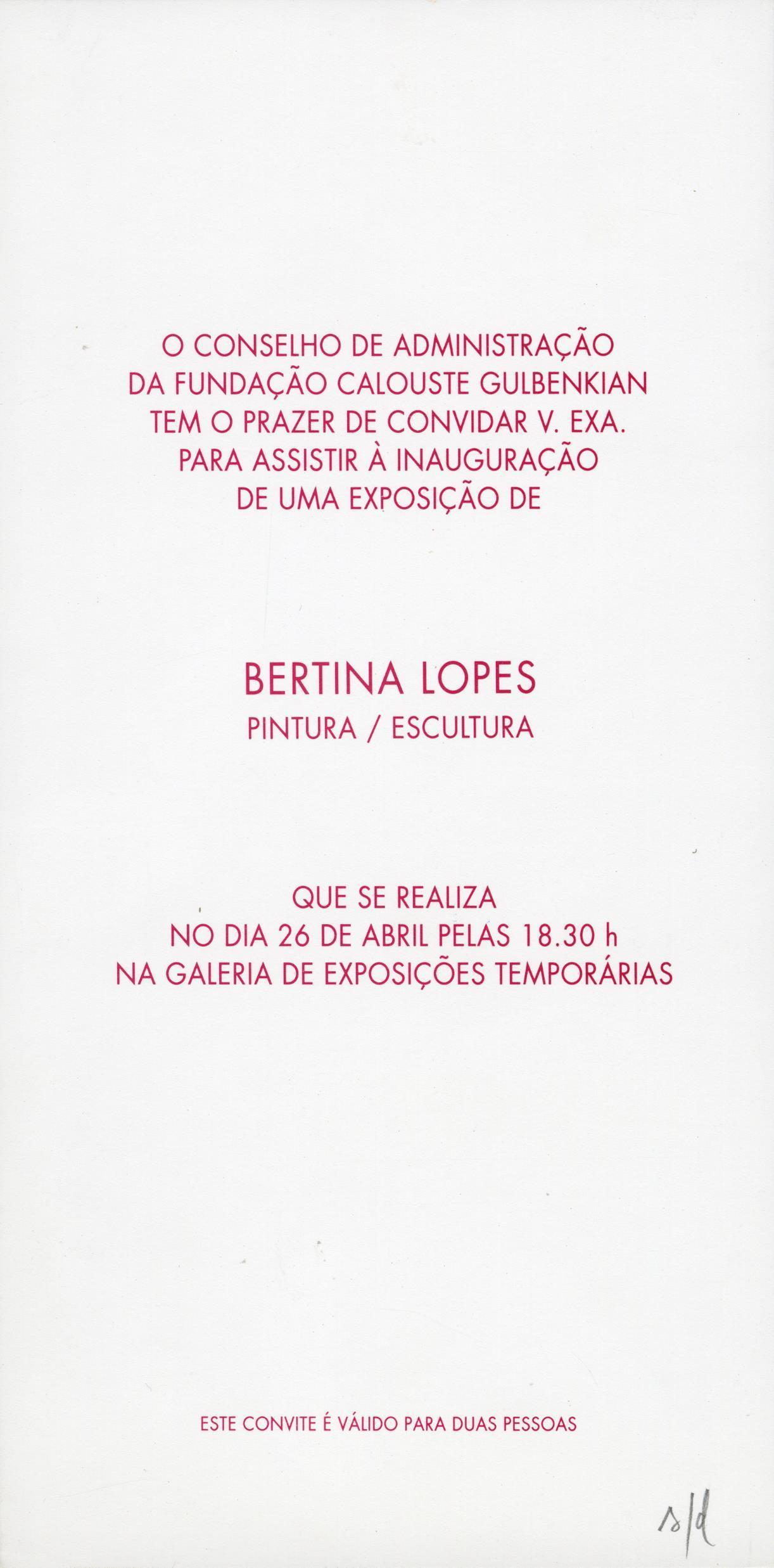 Bertina Lopes. Expressão Artística entre Duas Civilizações