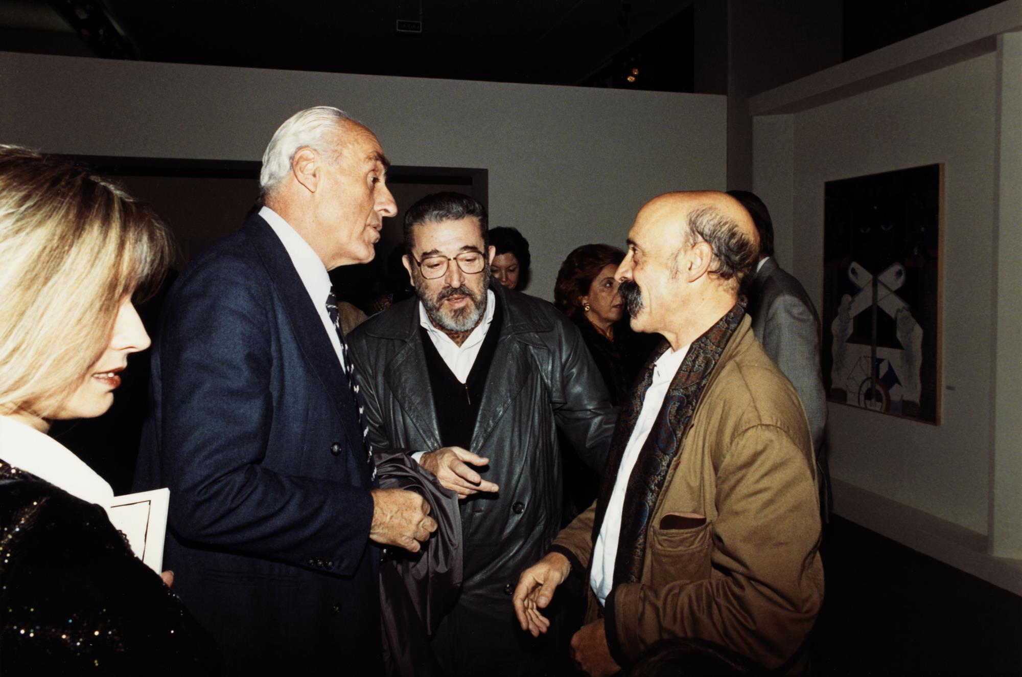 José Luís Porfírio (ao centro) e Costa Pinheiro (à dir.)