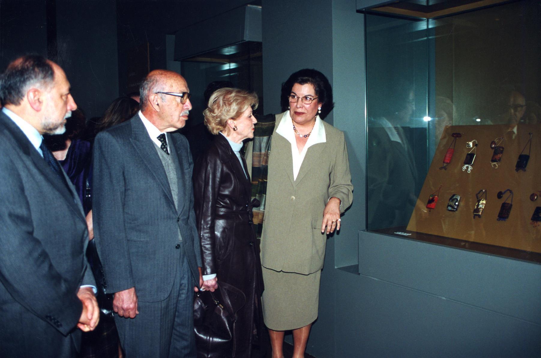 Emílio Rui Vilar (à esq.), Roberto Gulbenkian (ao centro) e Maria Queiroz Ribeiro (à dir.)
