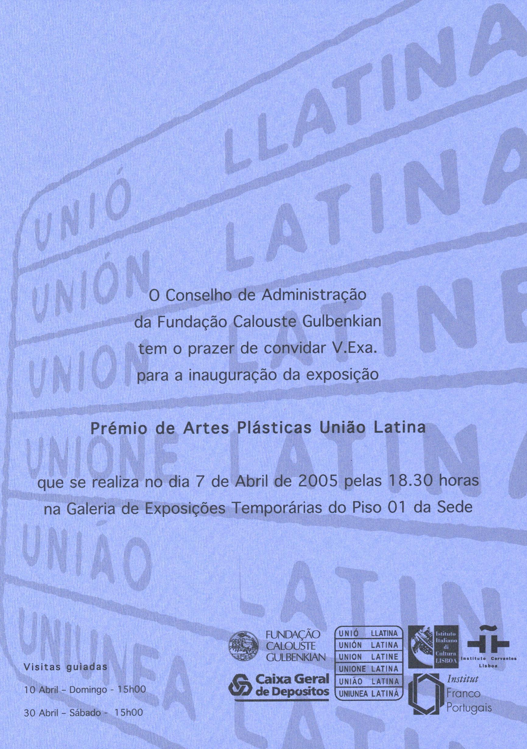 Prémio de Artes Plásticas União Latina 2004