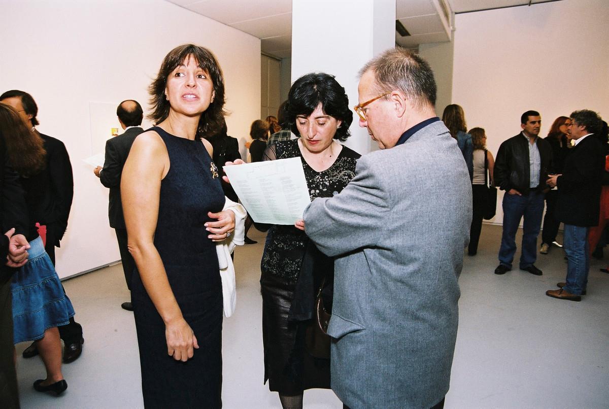 Helena de Freitas (à esq) e Maria Filomena Molder (ao centro)