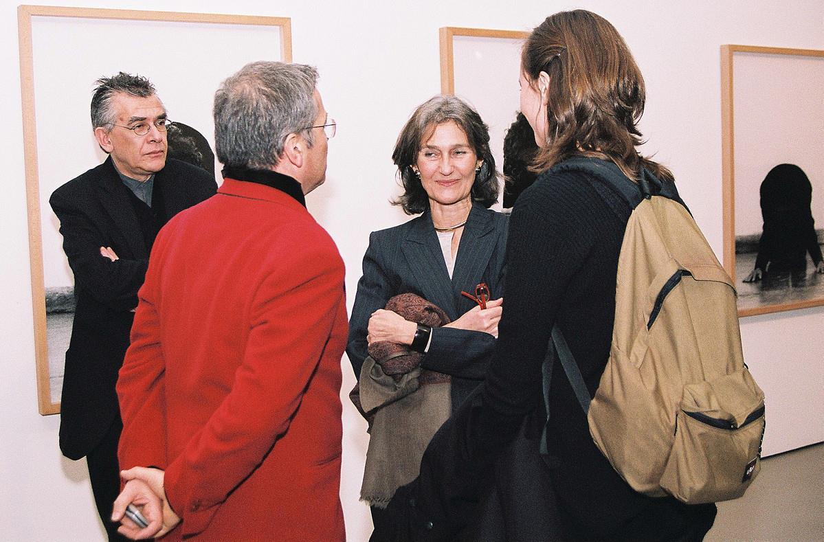 Jorge Molder (à dir.), Teresa Gouveia (ao centro)