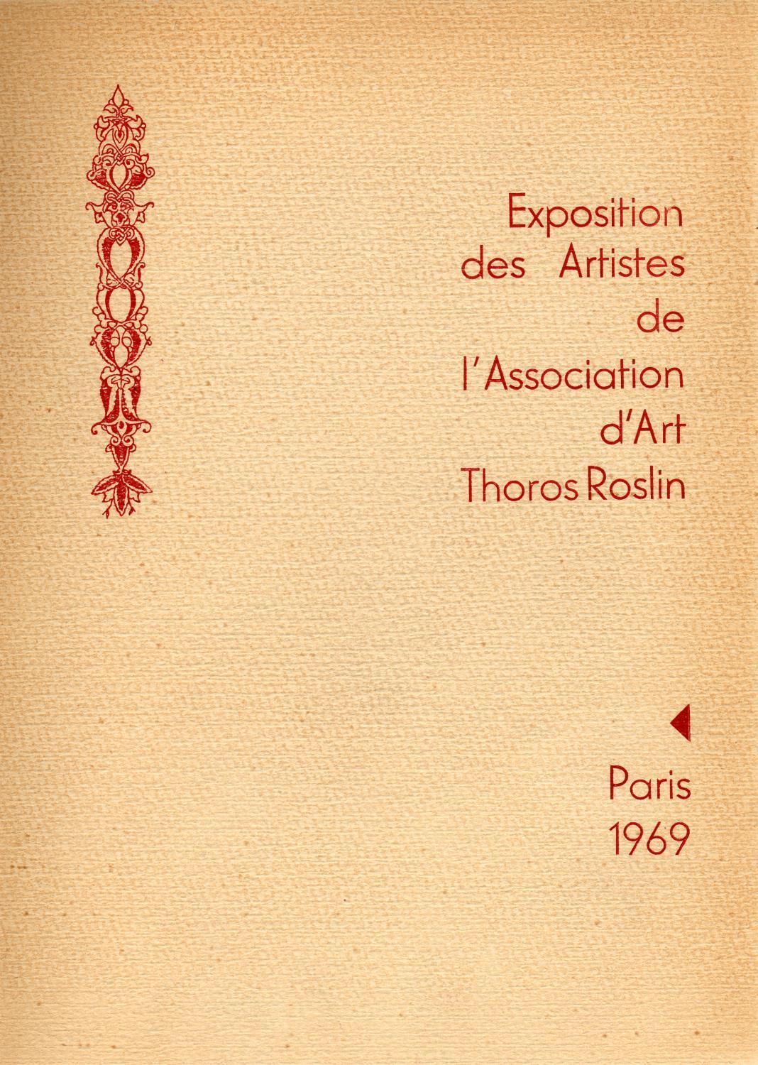 Exposition des Artistes de l'Association d'Art Thoros Roslin