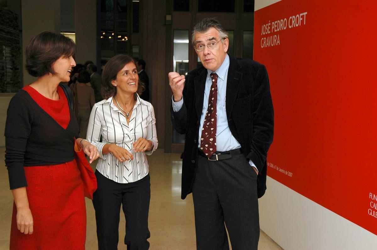 Helena de Freitas (à esq.), Leonor Nazaré (ao centro) e Jorge Molder (à dir.)