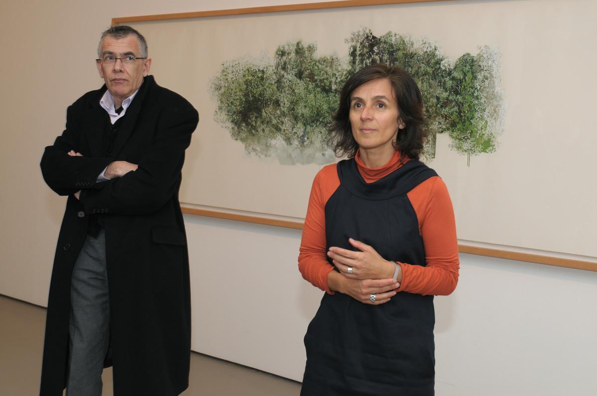 Jorge Molder (à esq.) e Leonor Nazaré (à dir.)