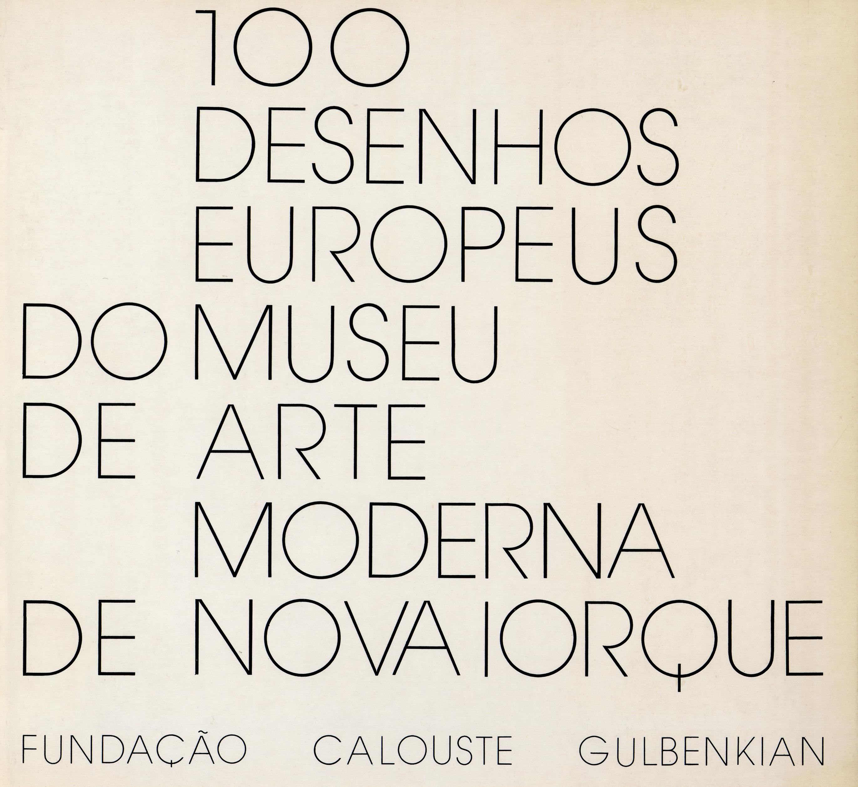 100 Desenhos Europeus do Museu de Arte Moderna de Nova Iorque