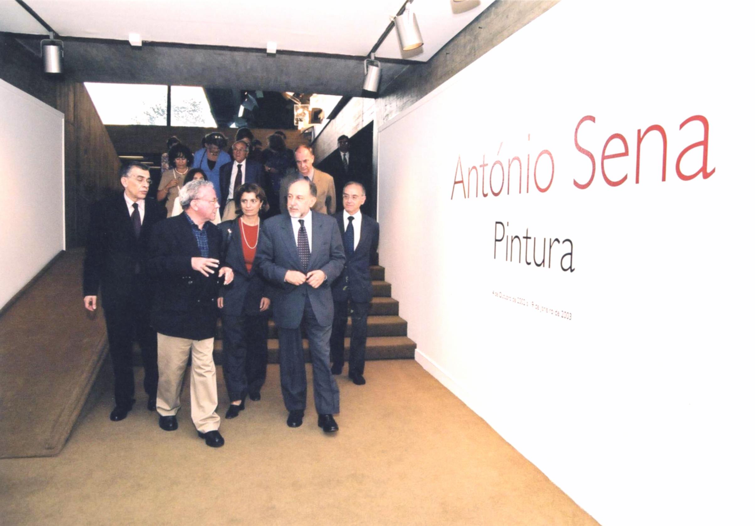 Jorge Molder e António Sena (à esq.), Isabel Alçada (ao centro) e Emílio Rui Vilar (à dir.)