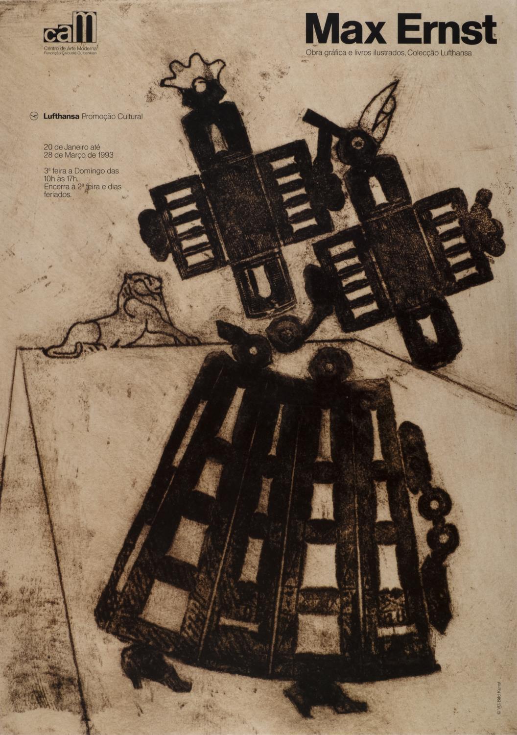Max Ernst. Obra Gráfica e Livros. Colecção Lufthansa