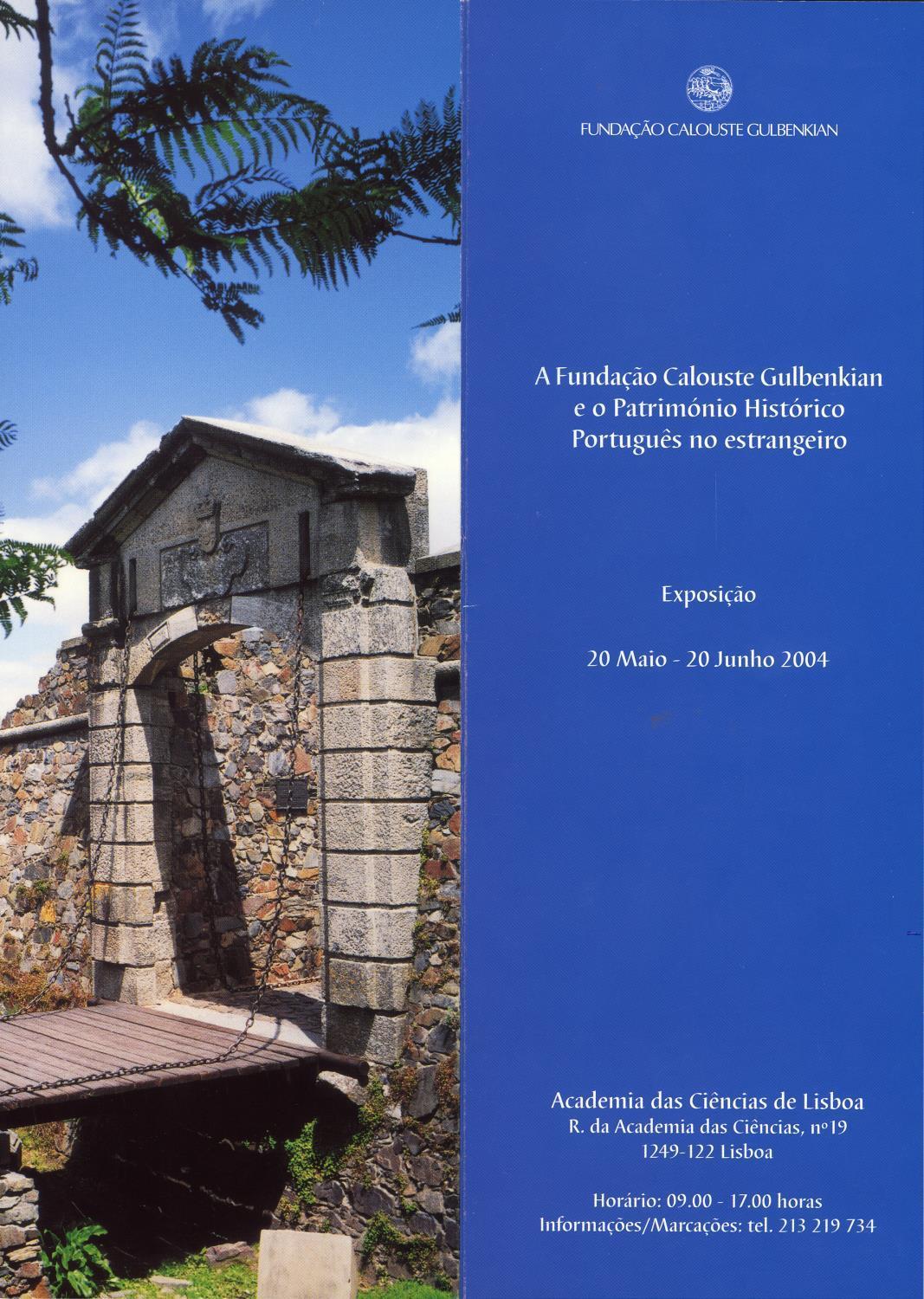A Fundação Calouste Gulbenkian e o Património Histórico Português no Estrangeiro