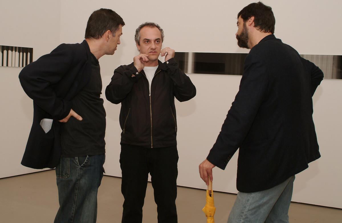 José Luís Neto (ao centro) e Manuel San-Payo (à dir.)