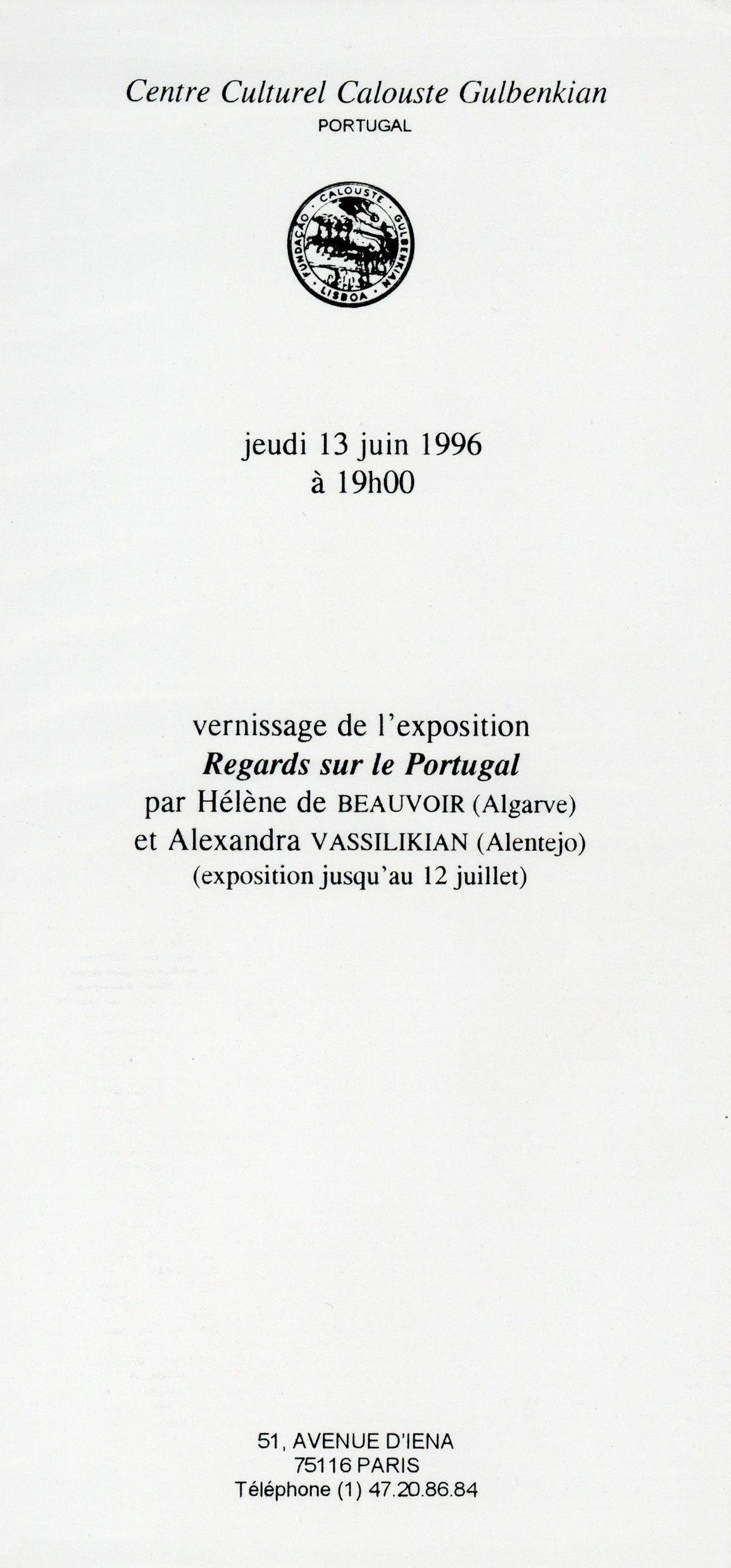 Regards sur le Portugal. Hélène de Beauvoir, Alexandra Vassilikian