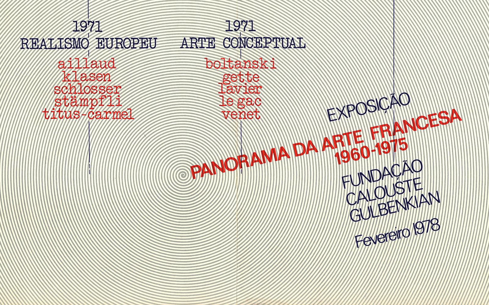 Panorama da Arte Francesa de 1960 a 1975