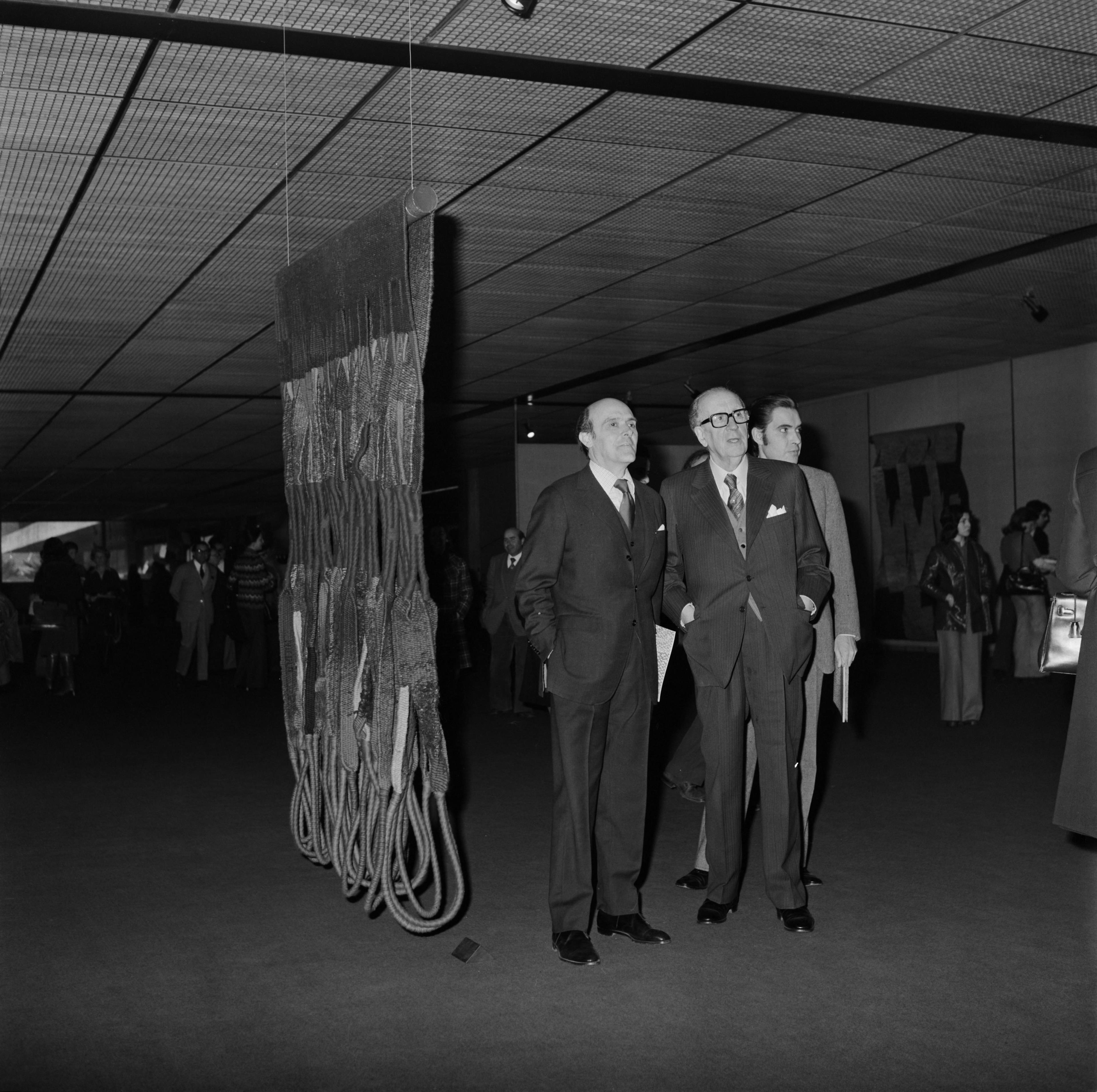 José de Azeredo Perdigão (ao centro) e José Blanco (à dir.)