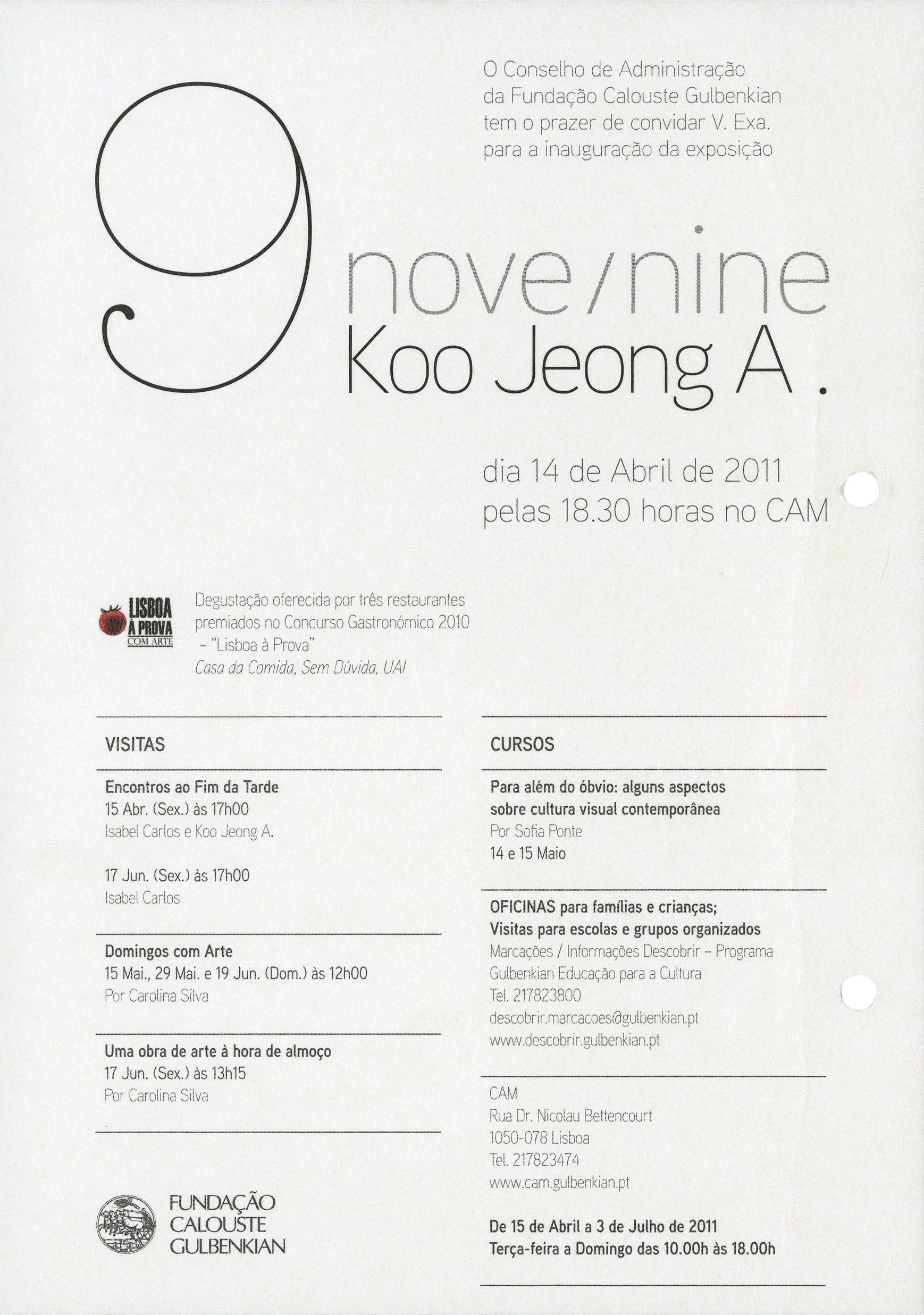 9: Nove/Nine. Koo Jeong A.