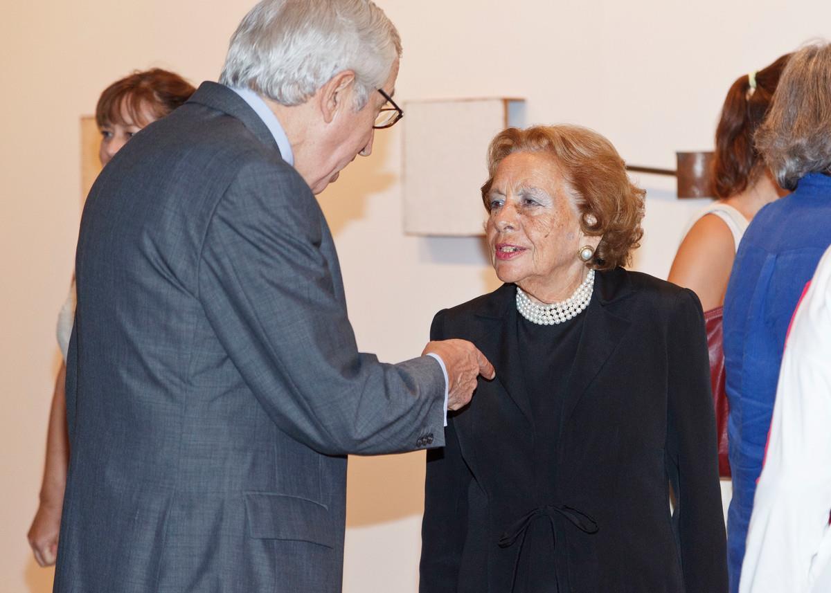 Artur Santos Silva (à esq.) e Maria Barroso (à dir.)