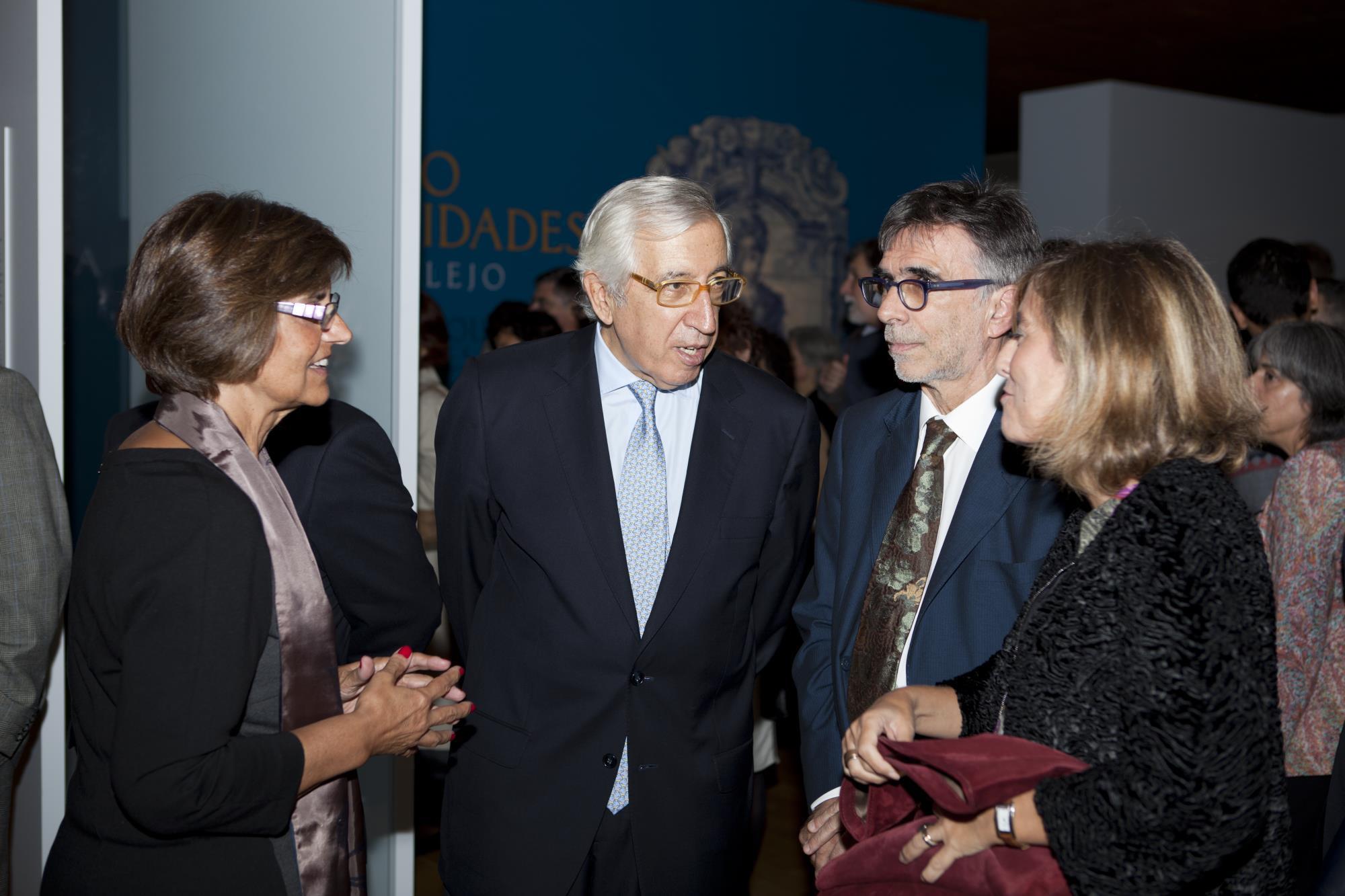 Ana Paula Gordo (à esq.), Artur Santos Silva (centro, à esq.) e João Castel-Branco Pereira (centro, à dir.)