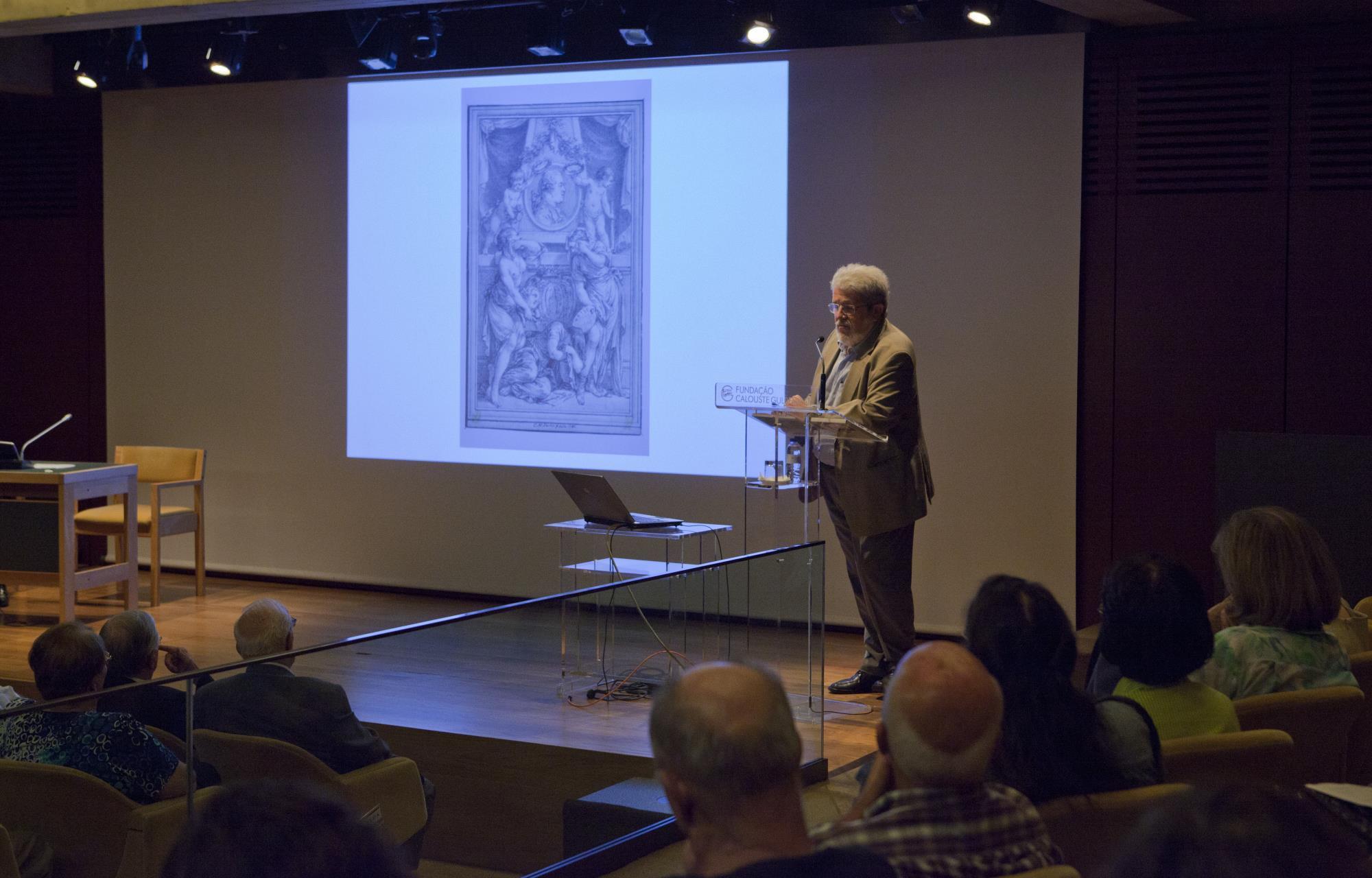 Conferência «O vestígio, o documento, a obra nos desenhos de Calouste Gulbenkian», proferida por José Luís Porfírio