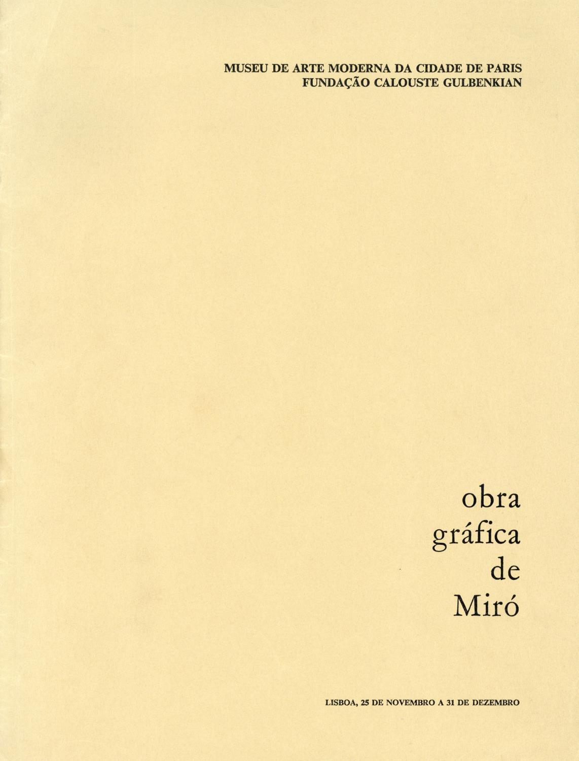 Obra Gráfica de Miró