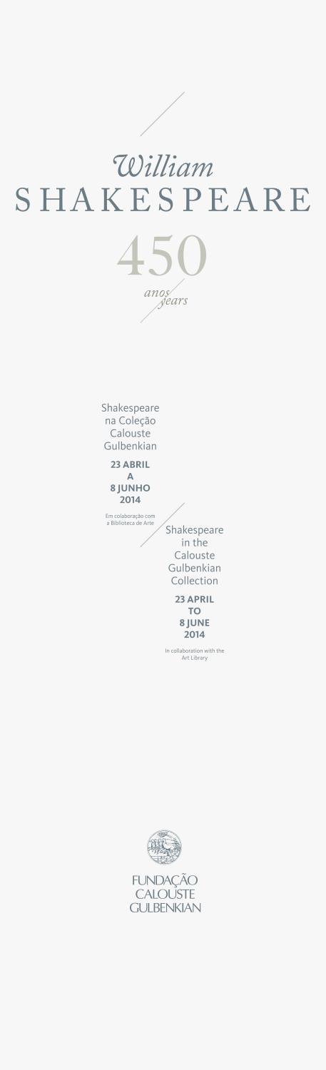 William Shakespeare: 450 anos